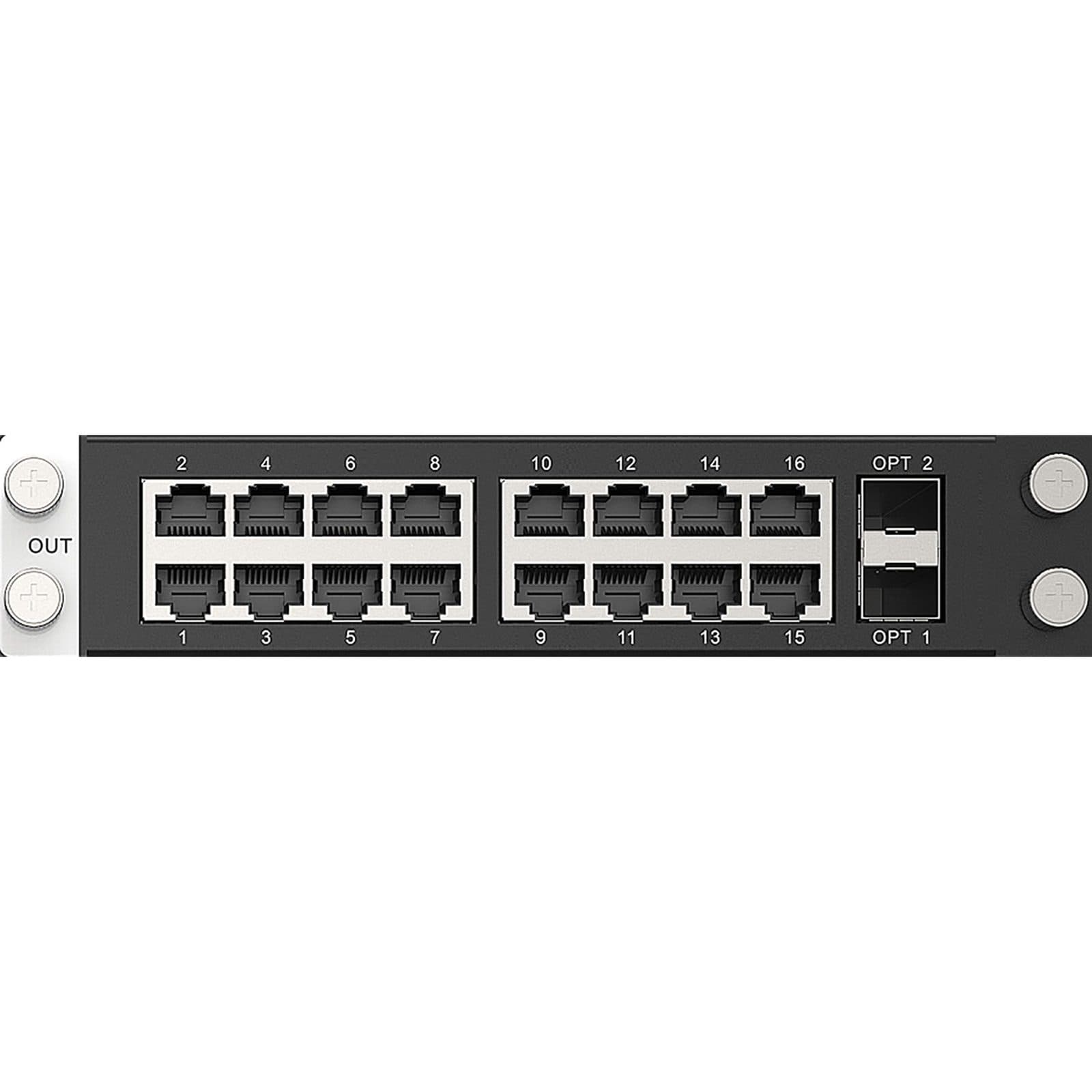 Transmission card 16 x RJ 45 + 2 x Fiber - Novastar 101670