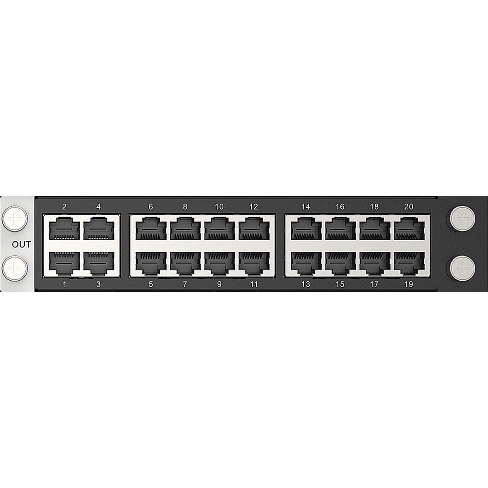 Transmission card 20 x RJ 45 - Novastar 101671