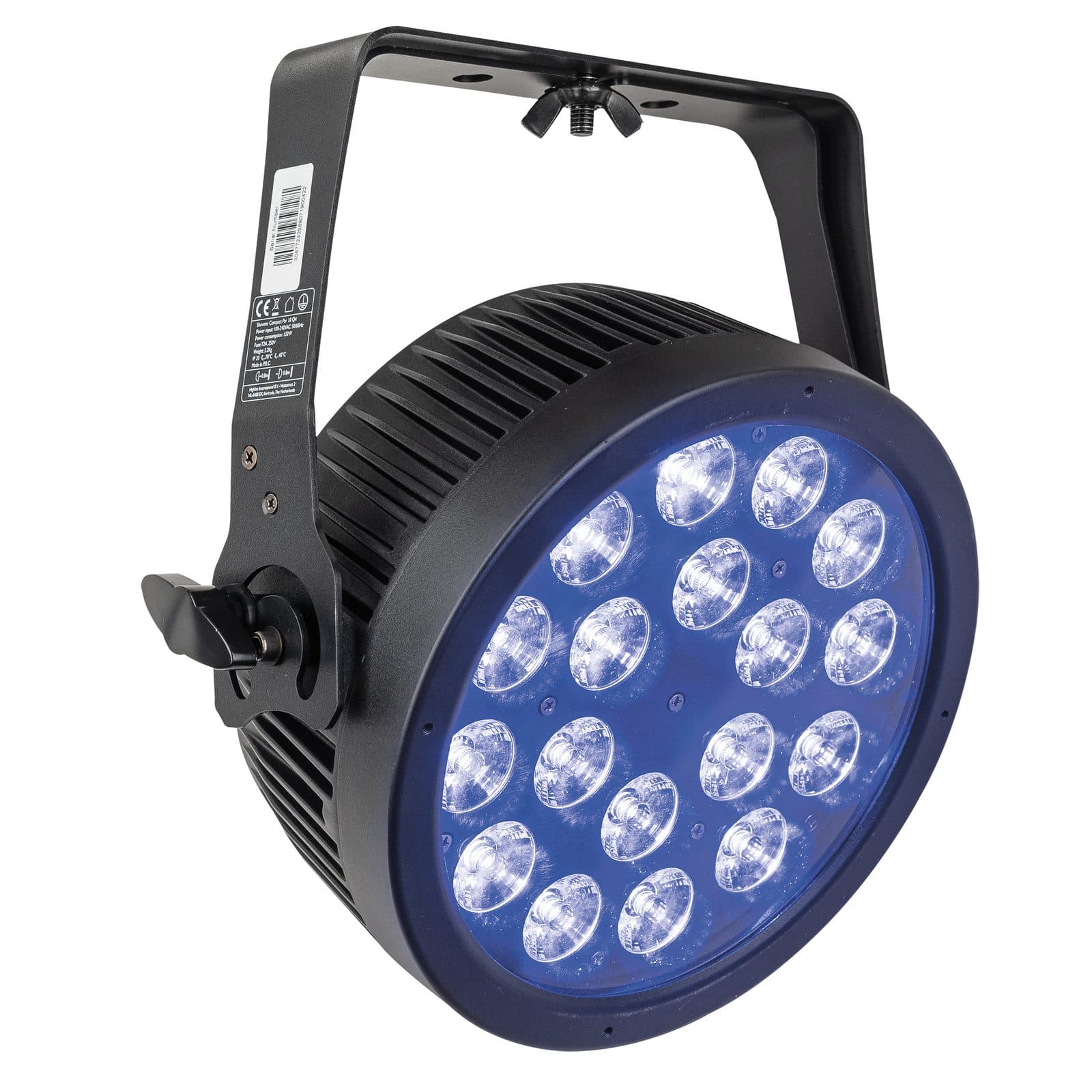 Par 18 Q4 Black - Showtec 42589