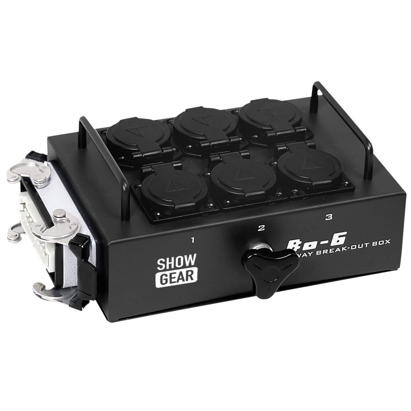 6 Schuko's + 1 x 16 -pin - Showgear 50287