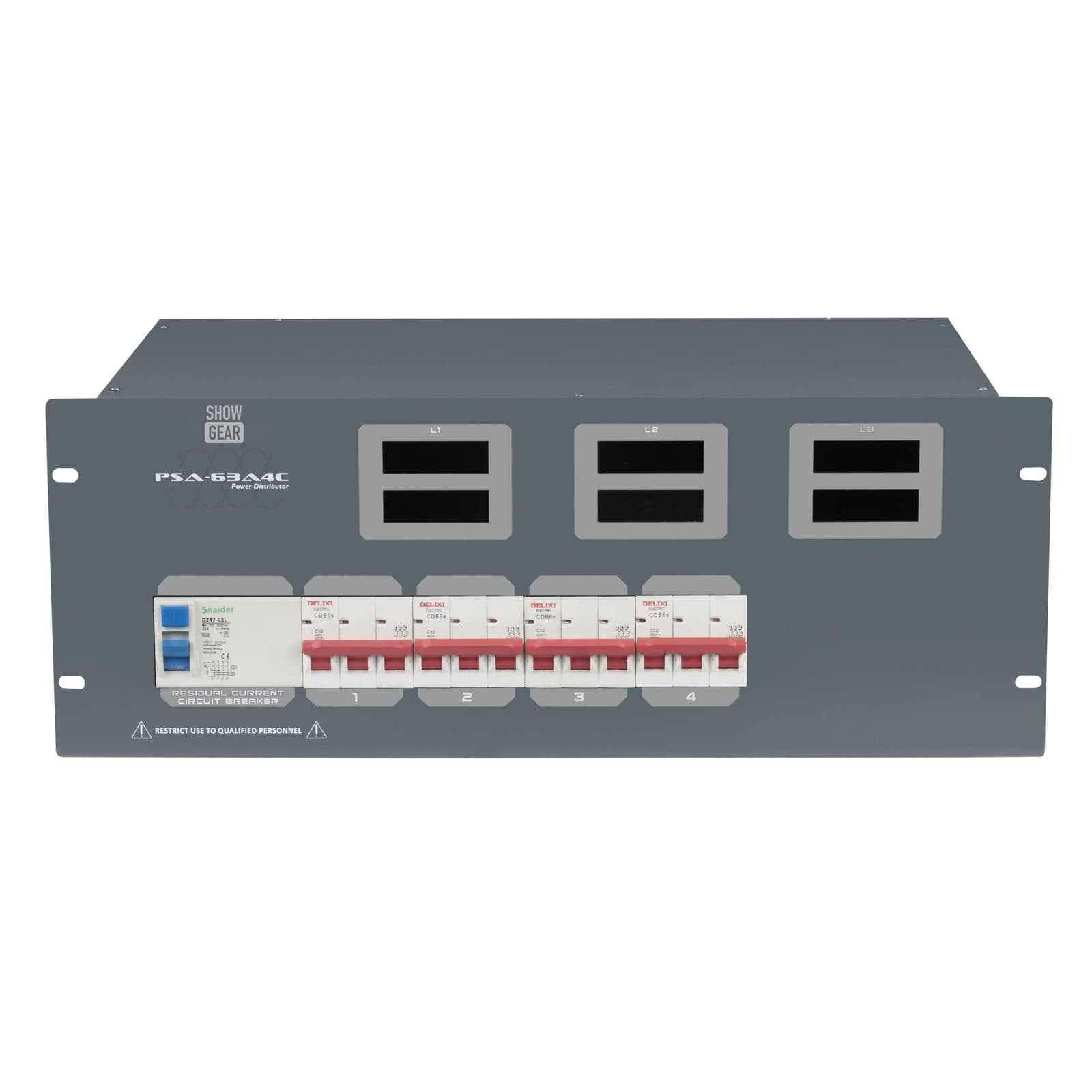MCB distributor 4 x - EEC - Showgear 50666