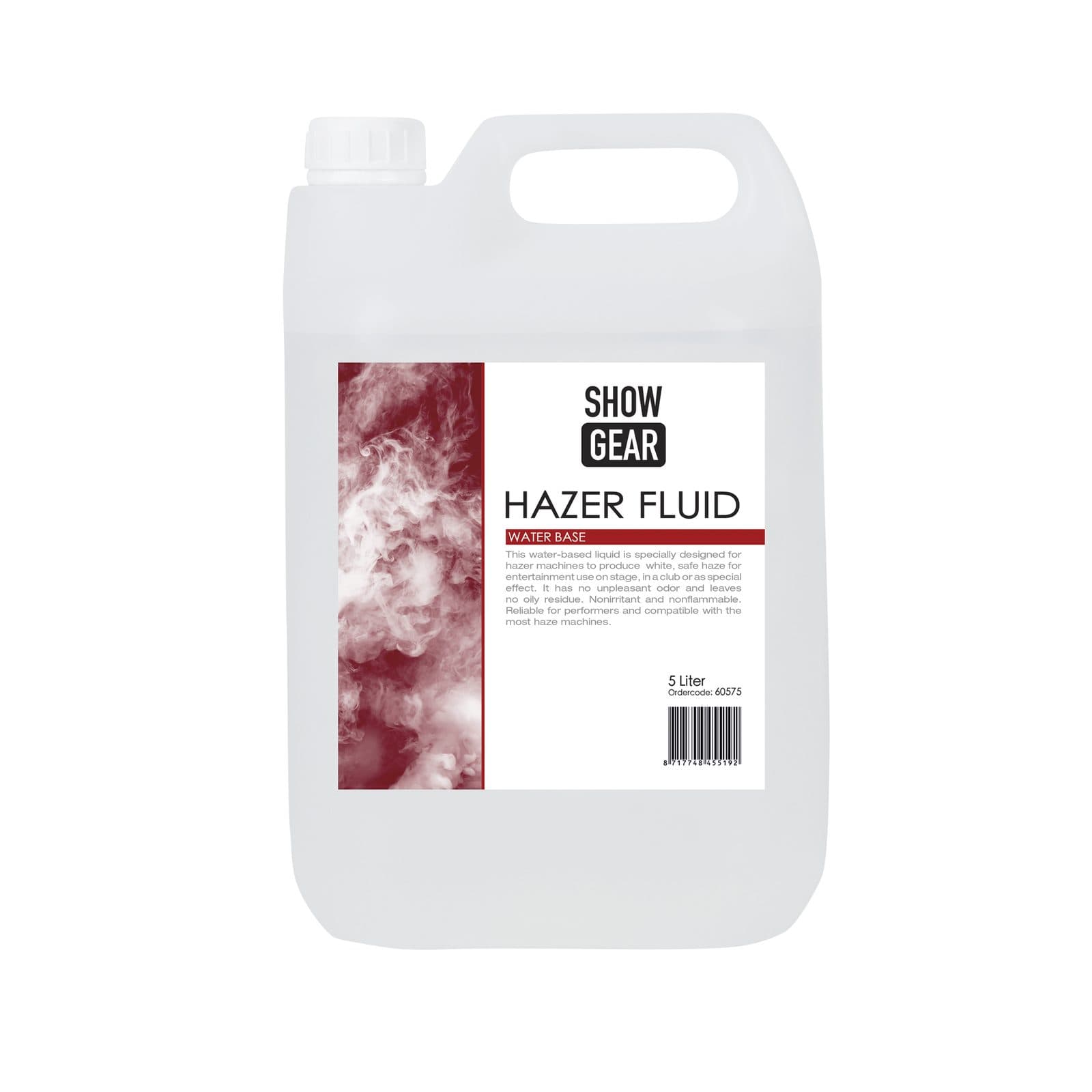 Hazer Fluid 5 L - Water-based - Showgear 60575