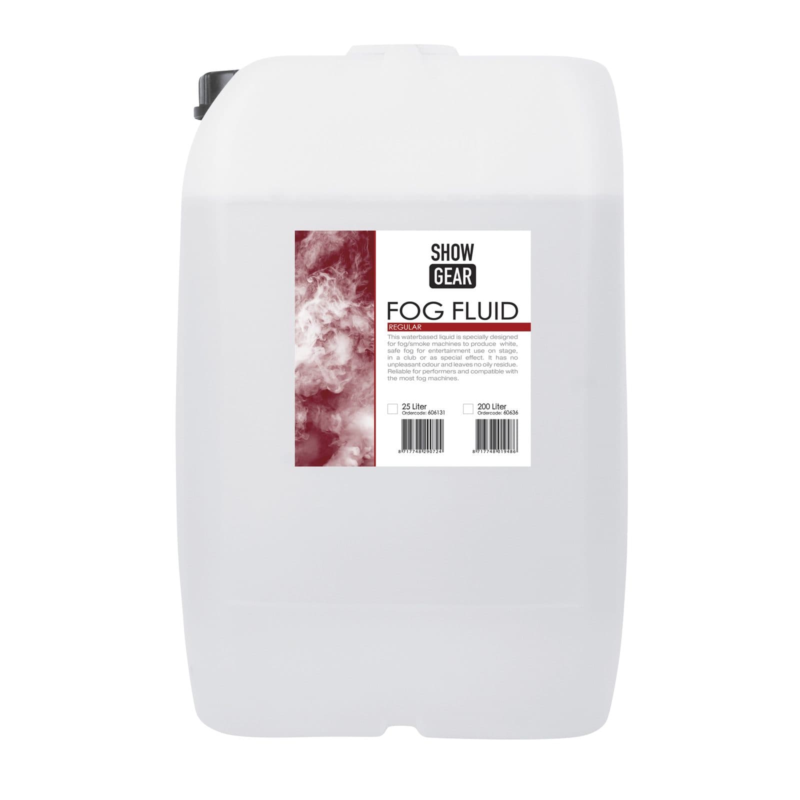 Fog Fluid Regular 25 L - Water-Based - Showgear 606131