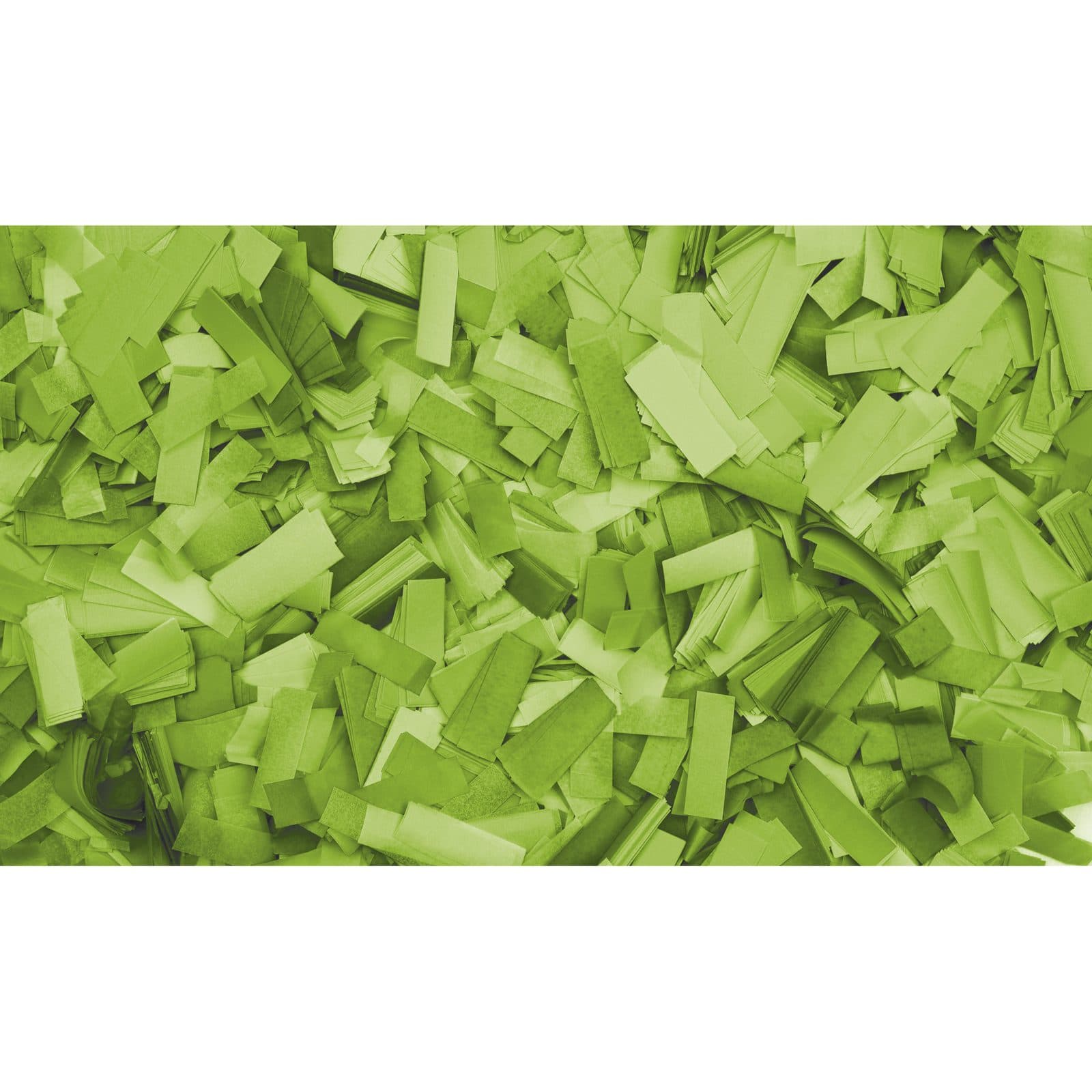 Confetti Rectangle Clear Green - Showgear 60910 CGR