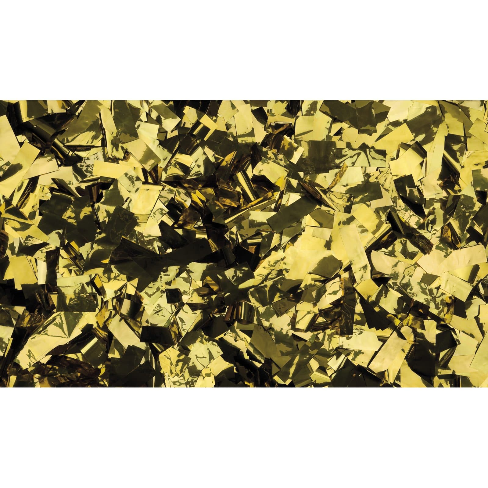 Rectangular confetti Gold - 55 x 17 mm - Showgear 60914 GO