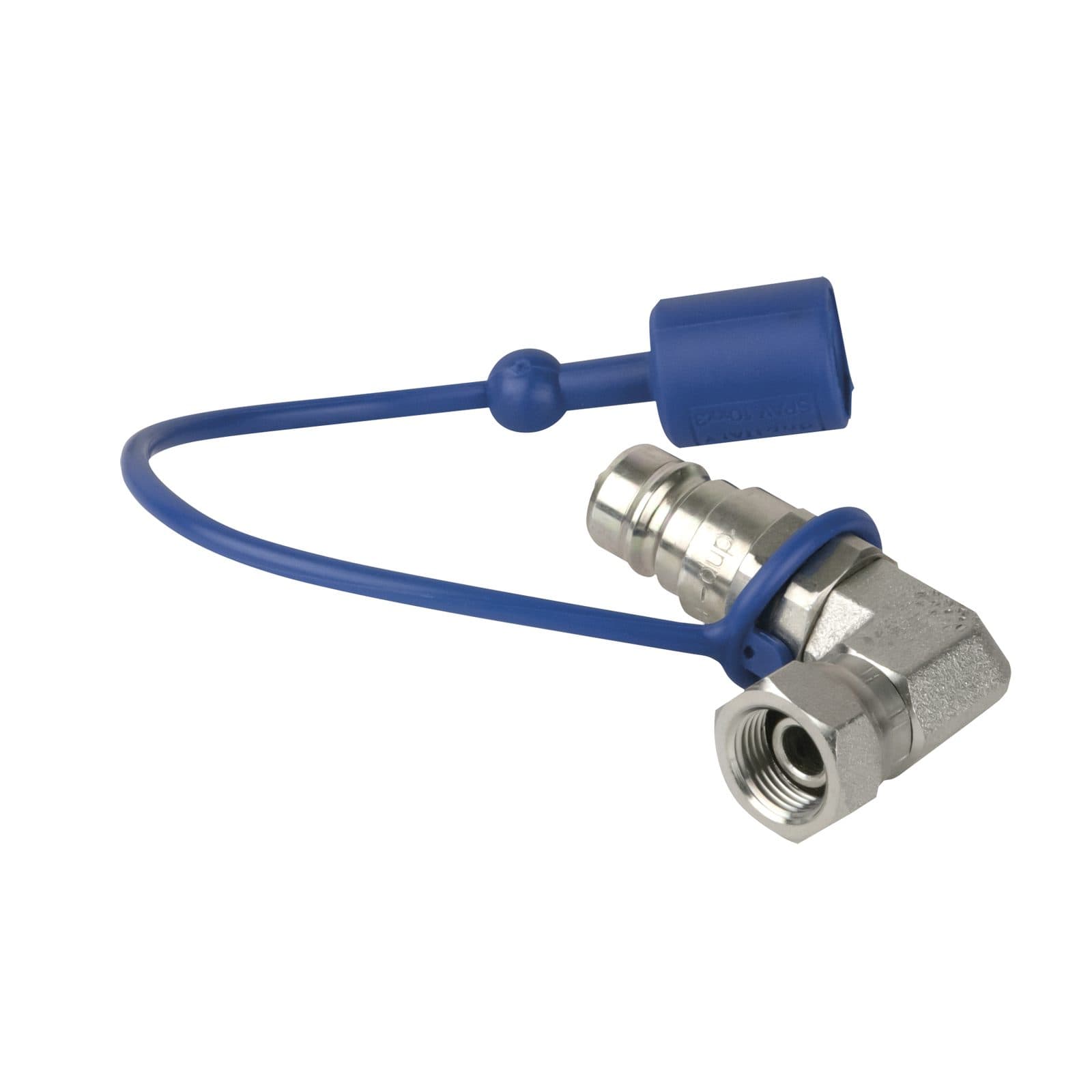 CO₂ Adapter 90° 3/8 Q-Lock Male - Showtec 61028