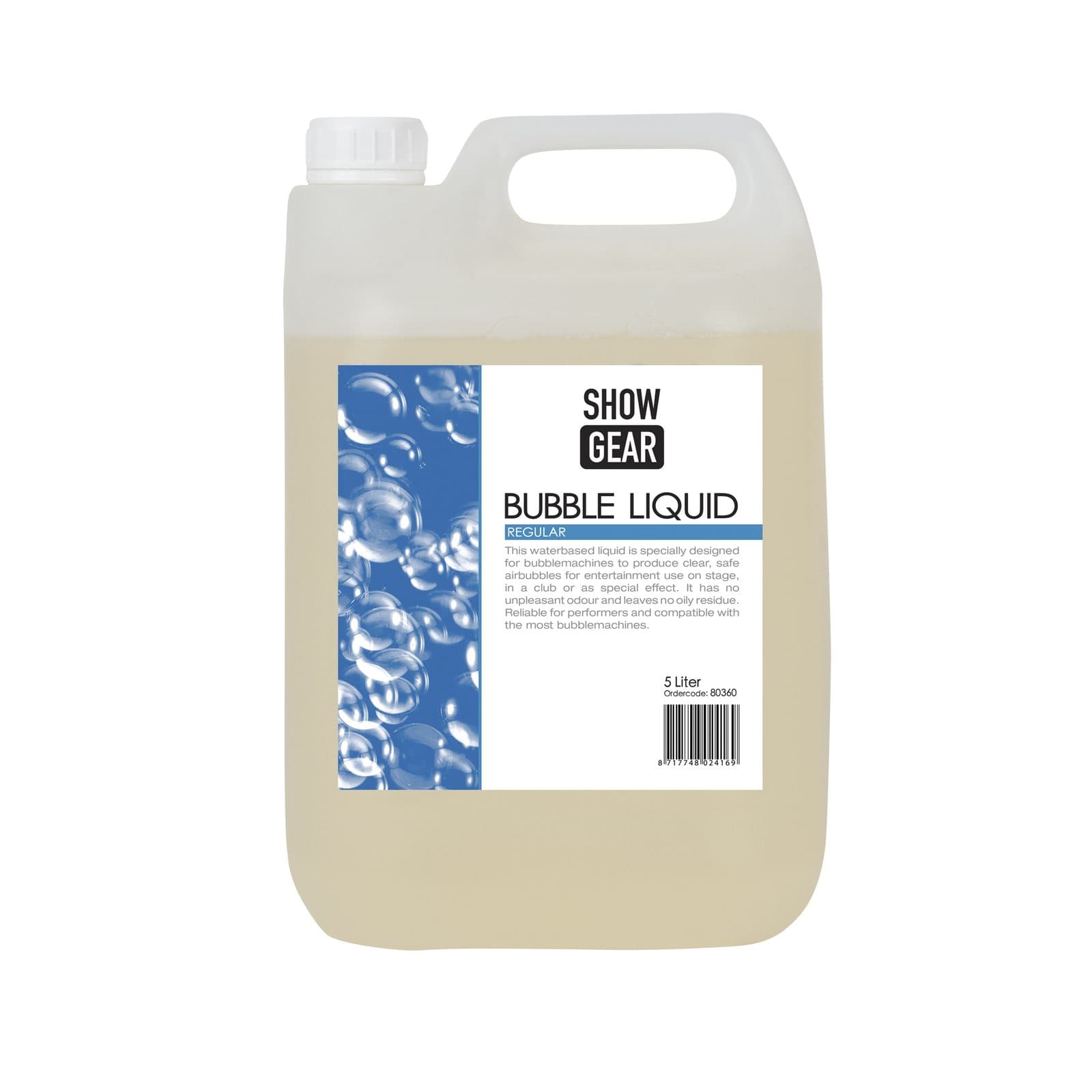 Bubble Liquid 5 L - Showgear 80360