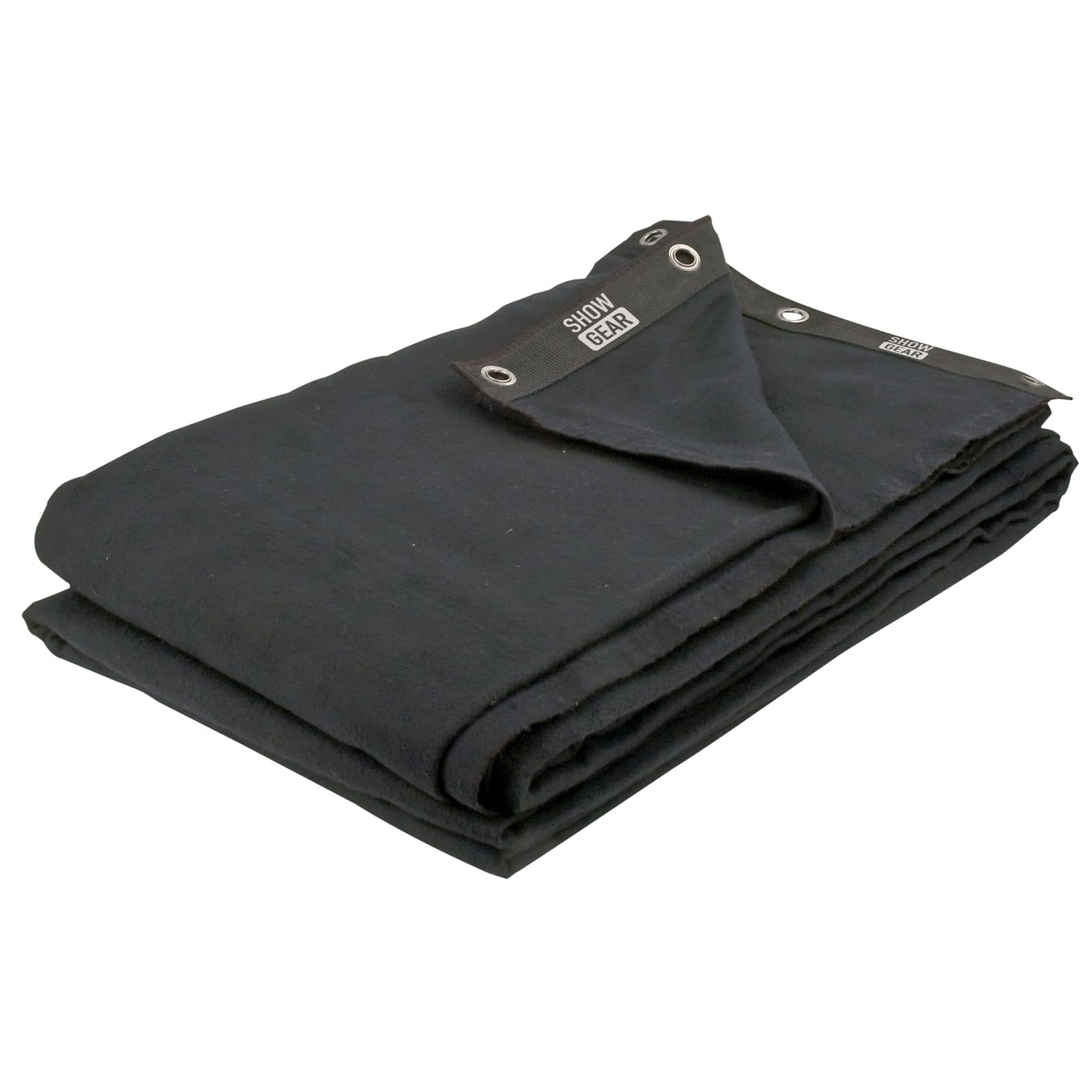 Backdrop Molton Black - 6 x 6 m - Showgear 890261