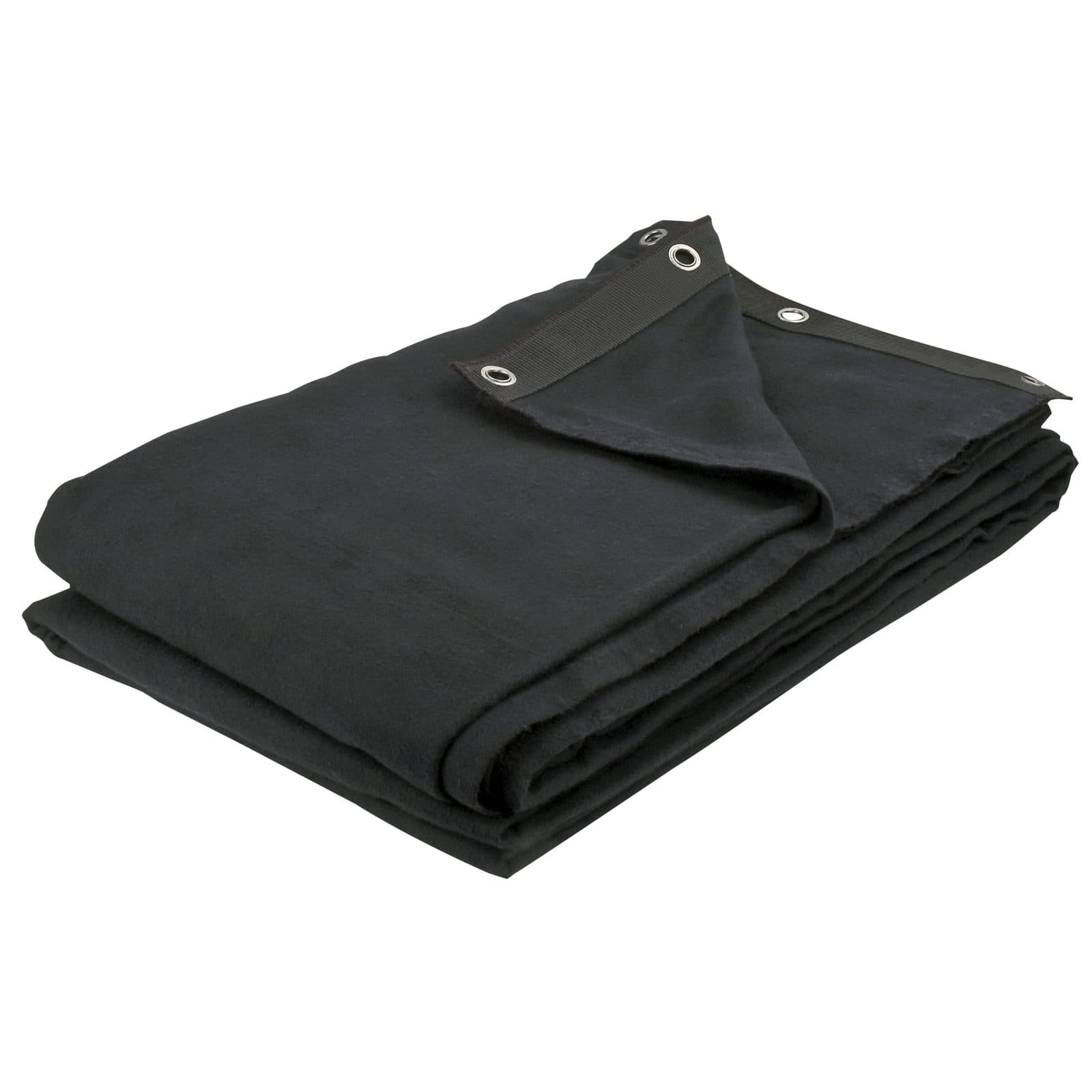 Backdrop Molton Black - 3 x 4 m - Showgear 89133