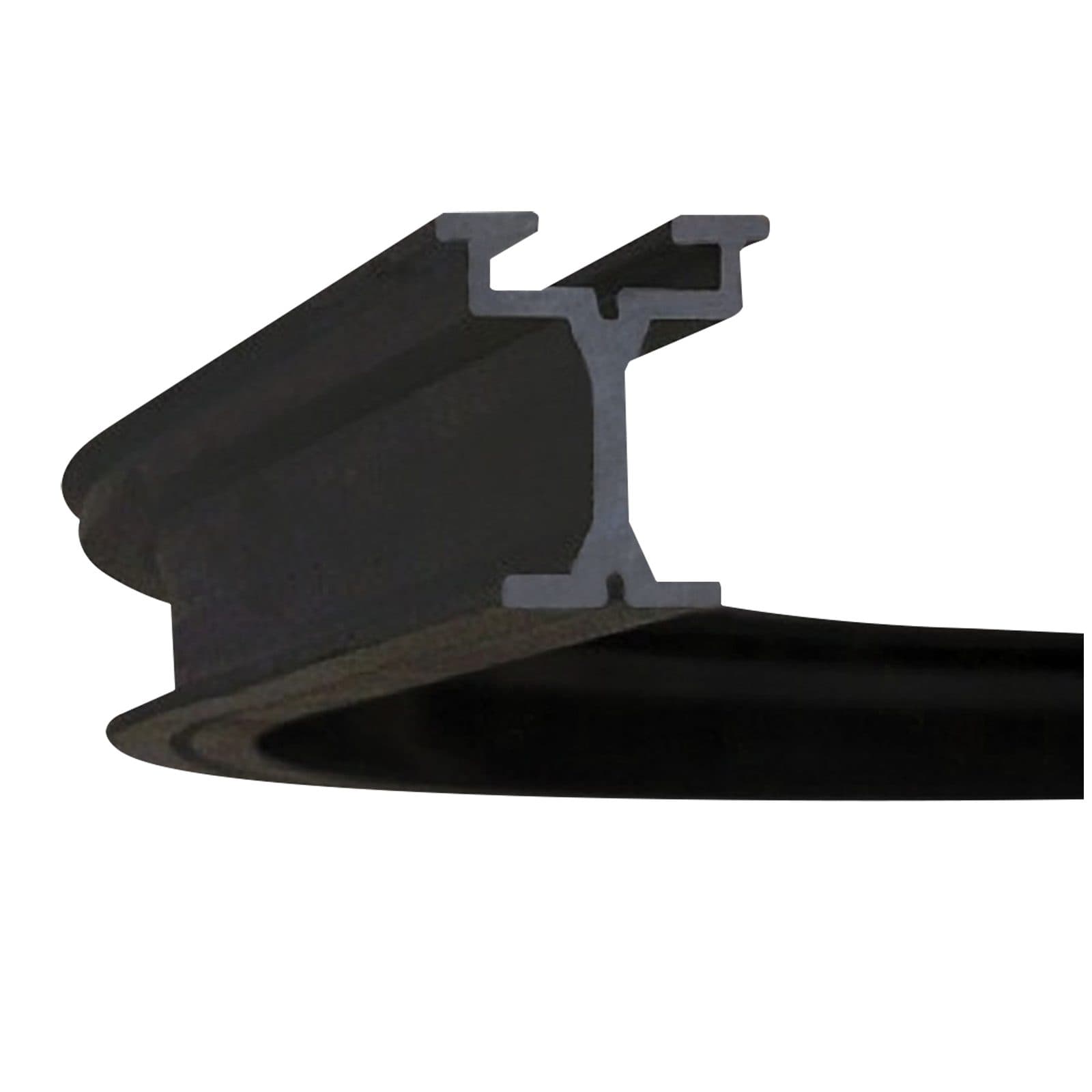 Corner 90 ° Eurotrack - Black 500 mm - Wentex 89506