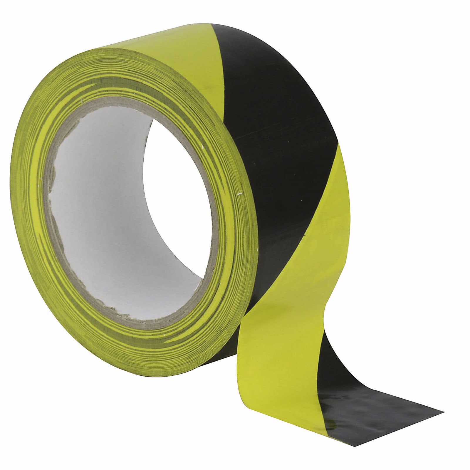 Floor-Marking Tape Black/Yellow - 50 mm/ 33 m - Showgear 90623