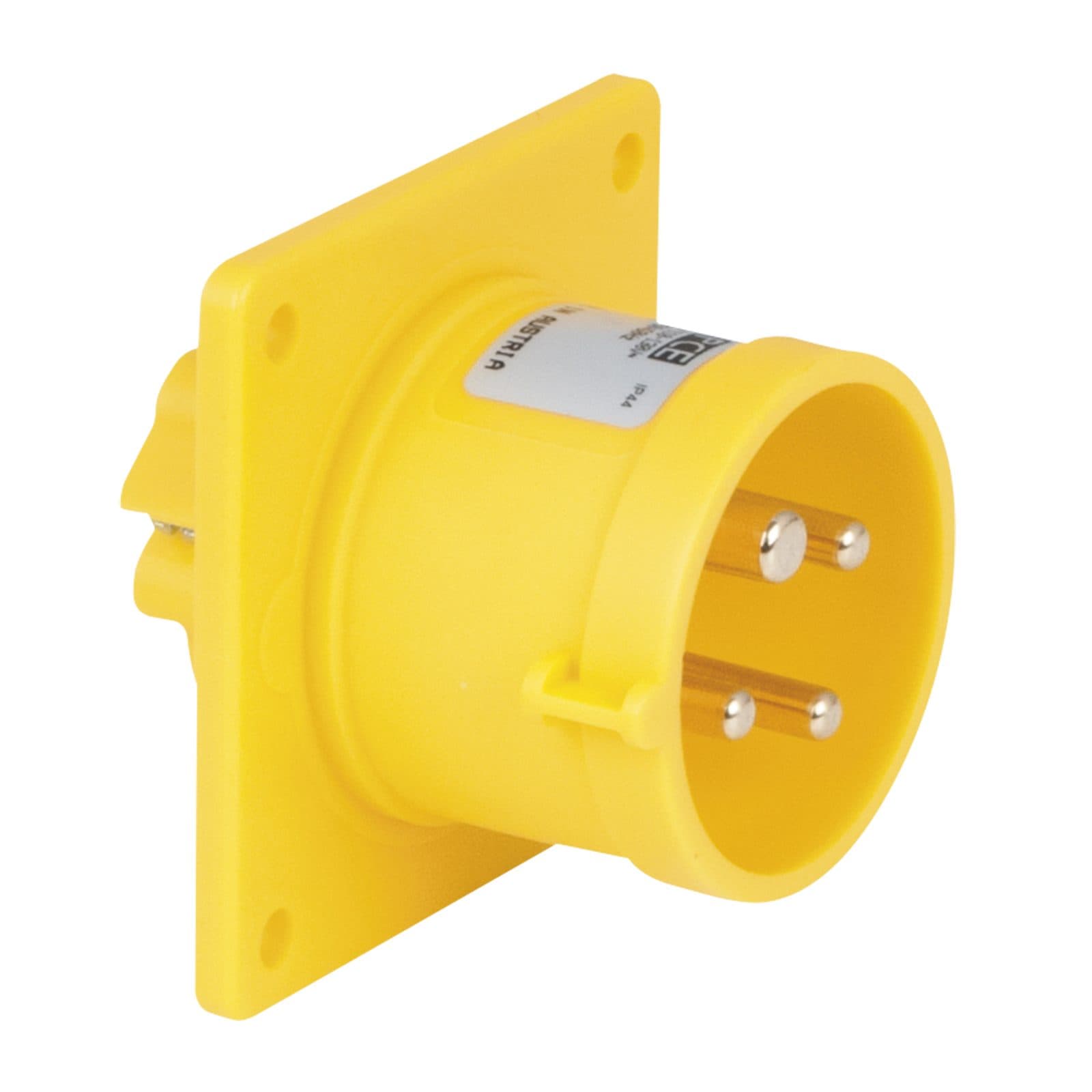 Socket 16 A/ 110 V 4 P - Yellow - PCE 91313