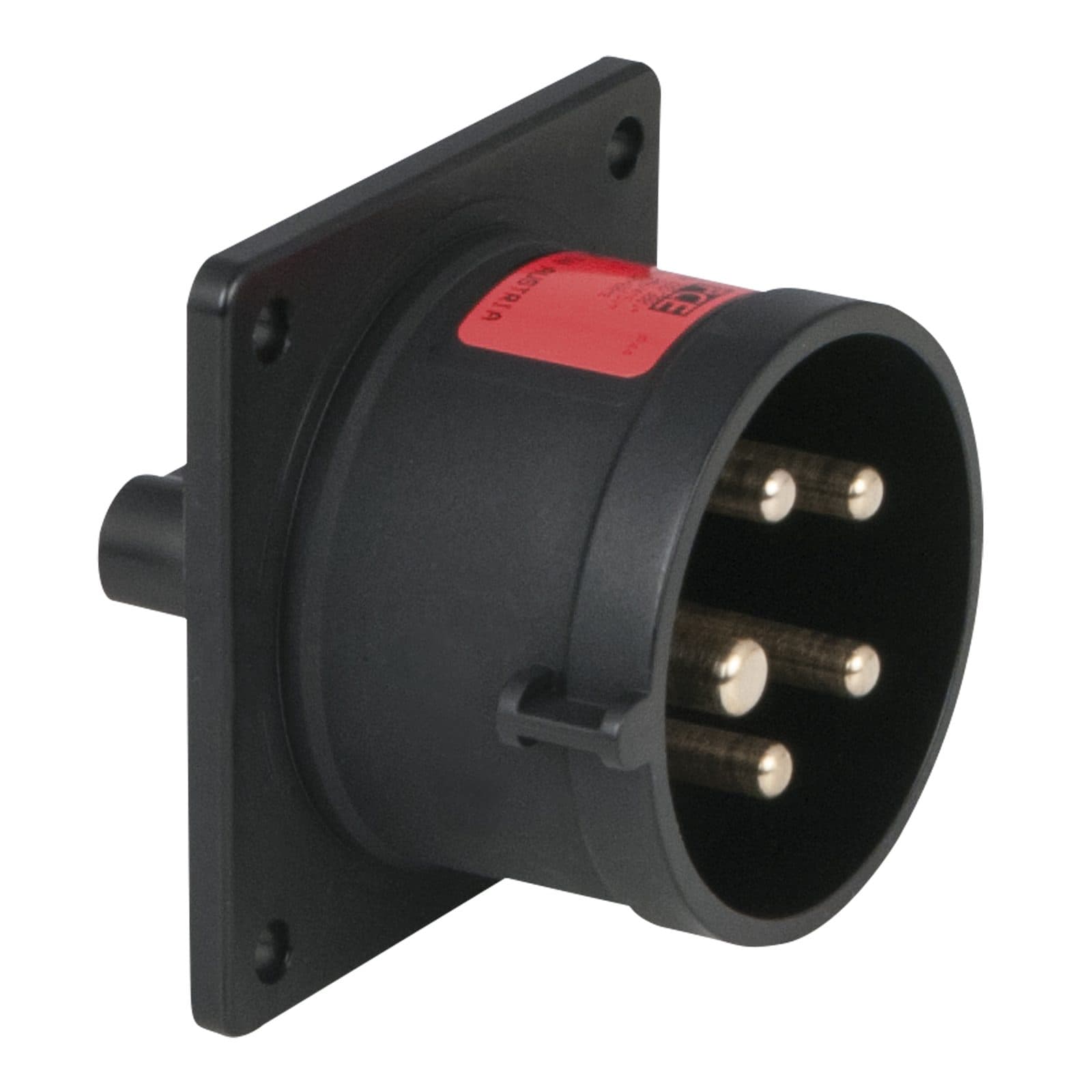 Socket 5 P 16 A/ 400 V Black - PCE 91341