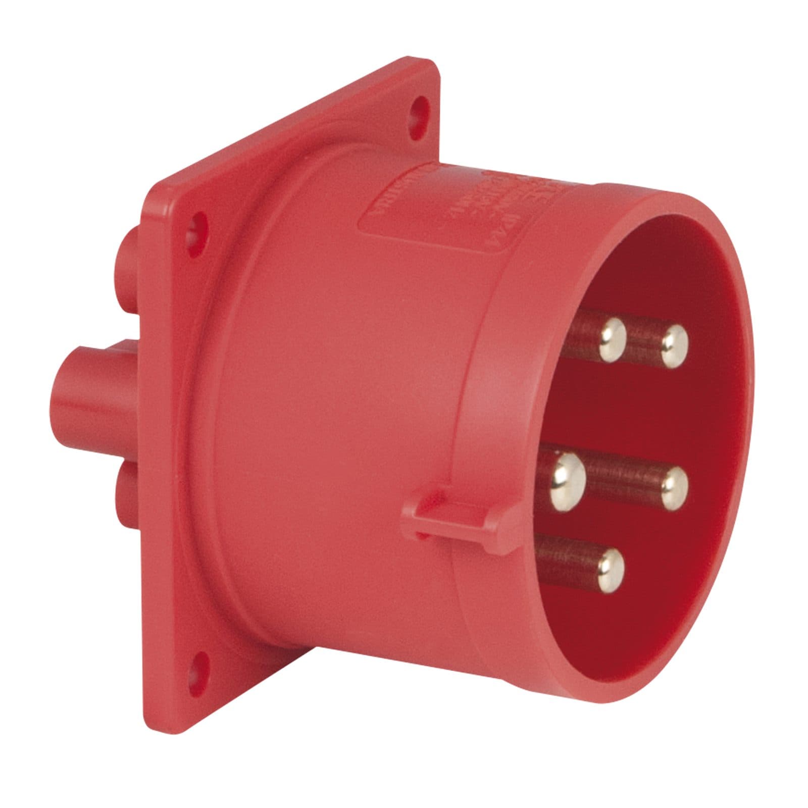 Socket Male 5 P 32 A/ 400 V Red - PCE 913421