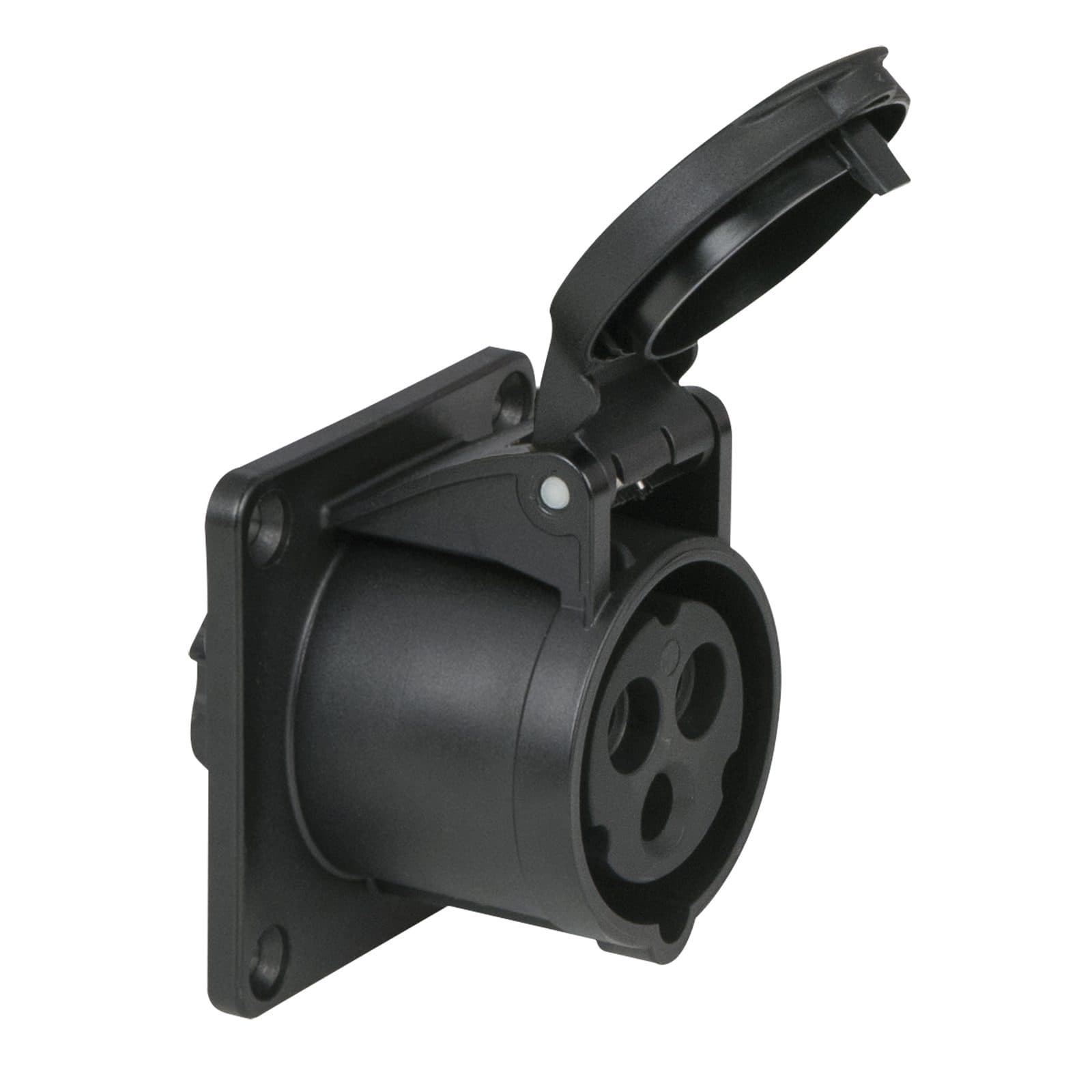 Socket Female 3 P 16 A/ 240 V Black - PCE 91350