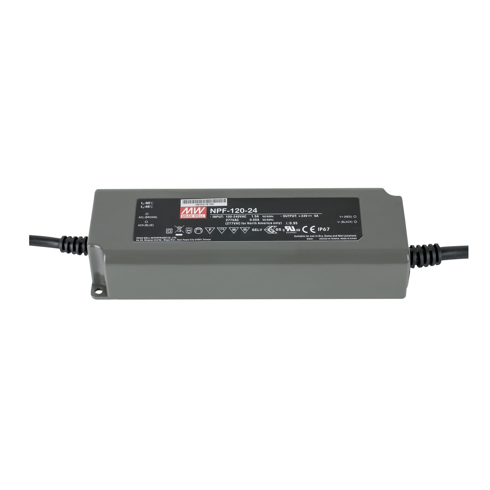 Power Supply 120 W 24 V DC - Meanwell A 9900366