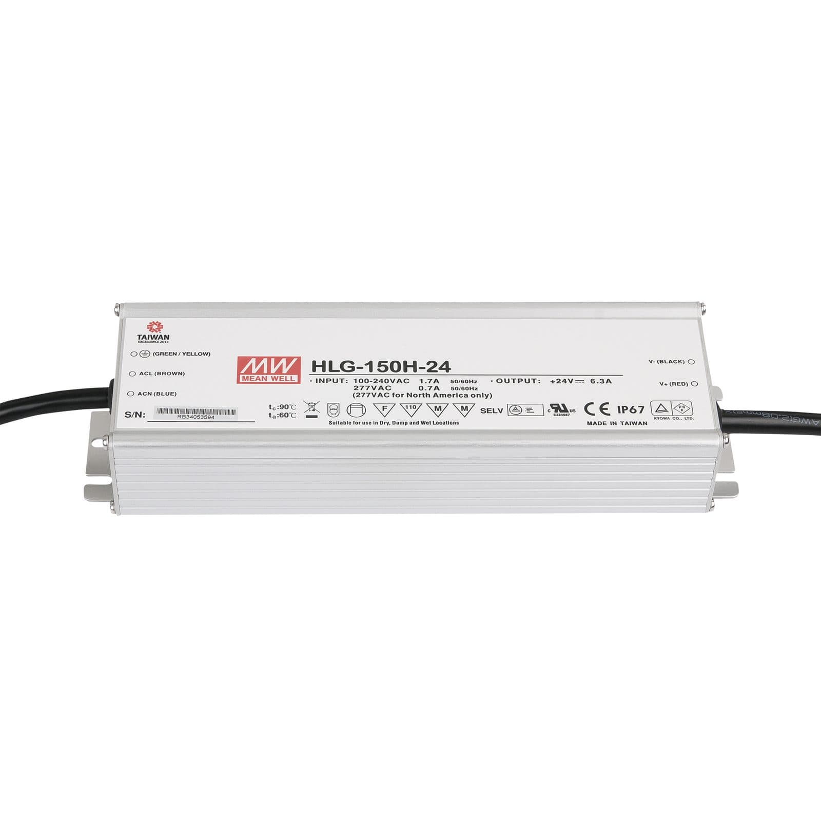 LED power supply - 150 W - 24 V DC - Meanwell A 9900383