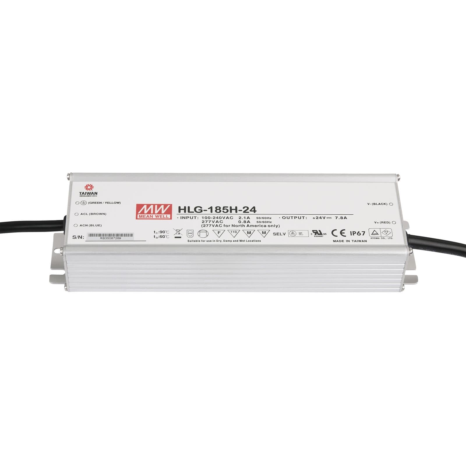 LED power supply - 185 W - 24 V DC - Meanwell A 9900384