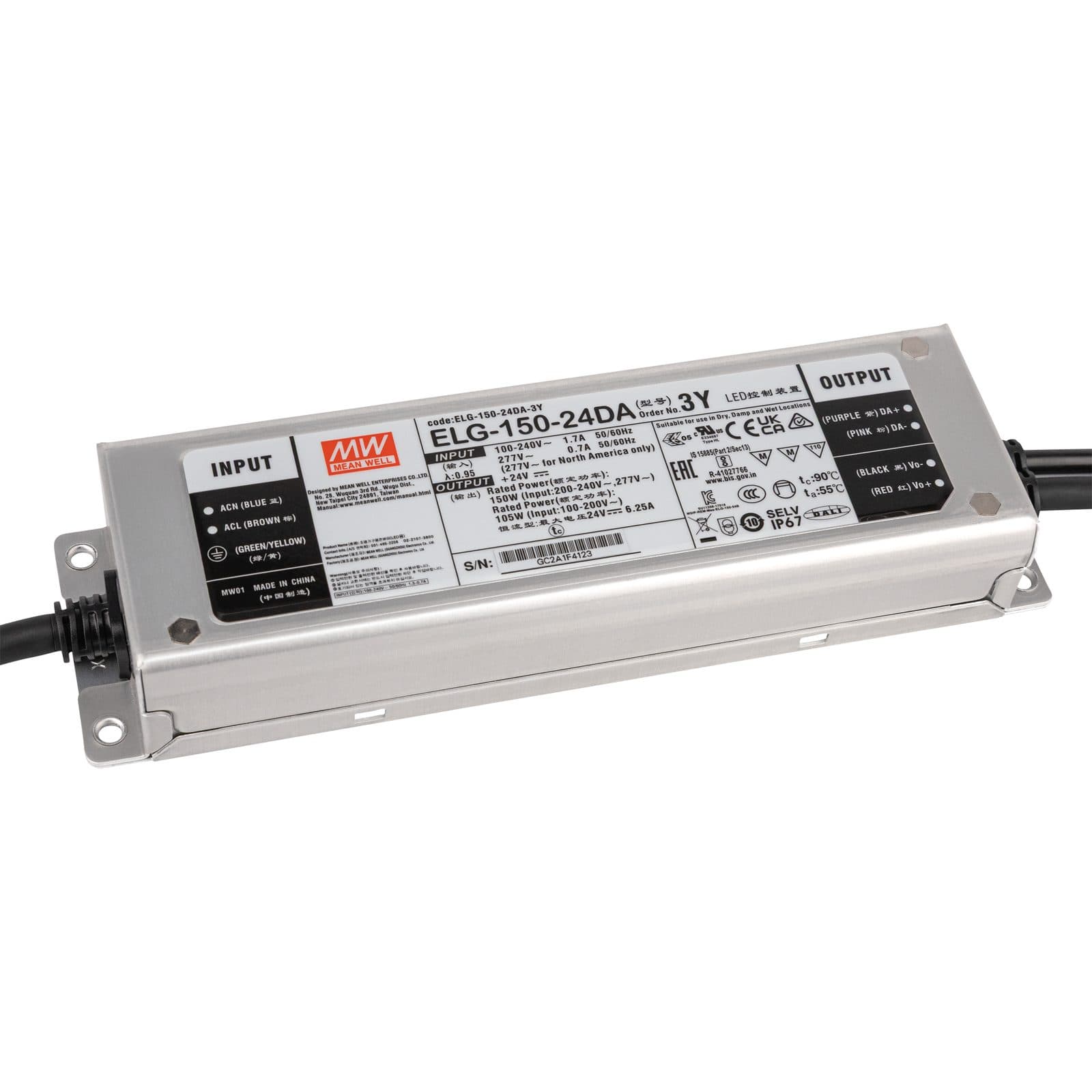 LED Power Supply 24 V DC - Meanwell A 9900683