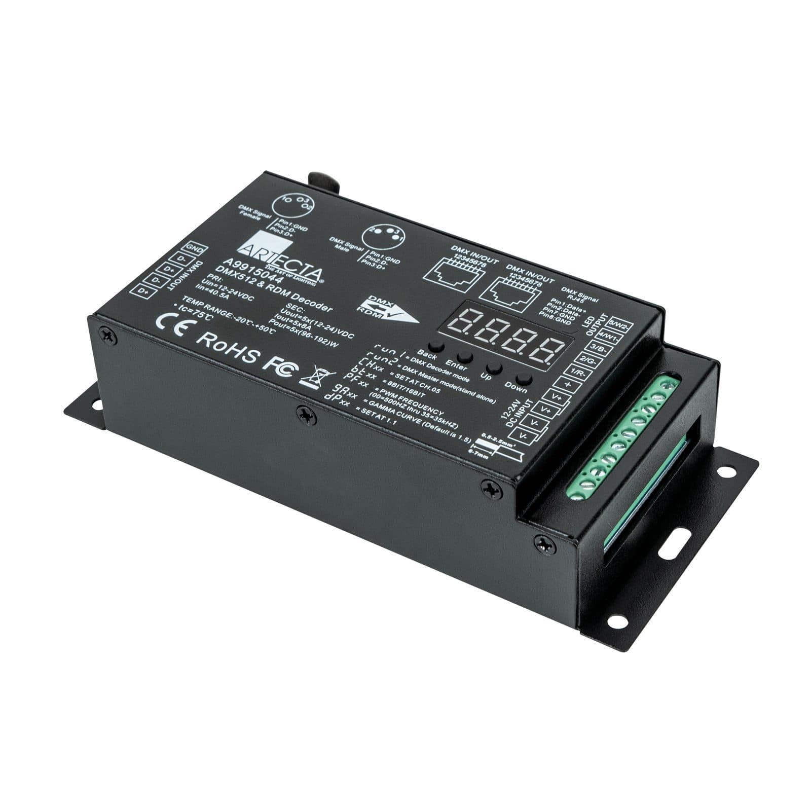 DMX LED controller 5 channels - Artecta A 9915044