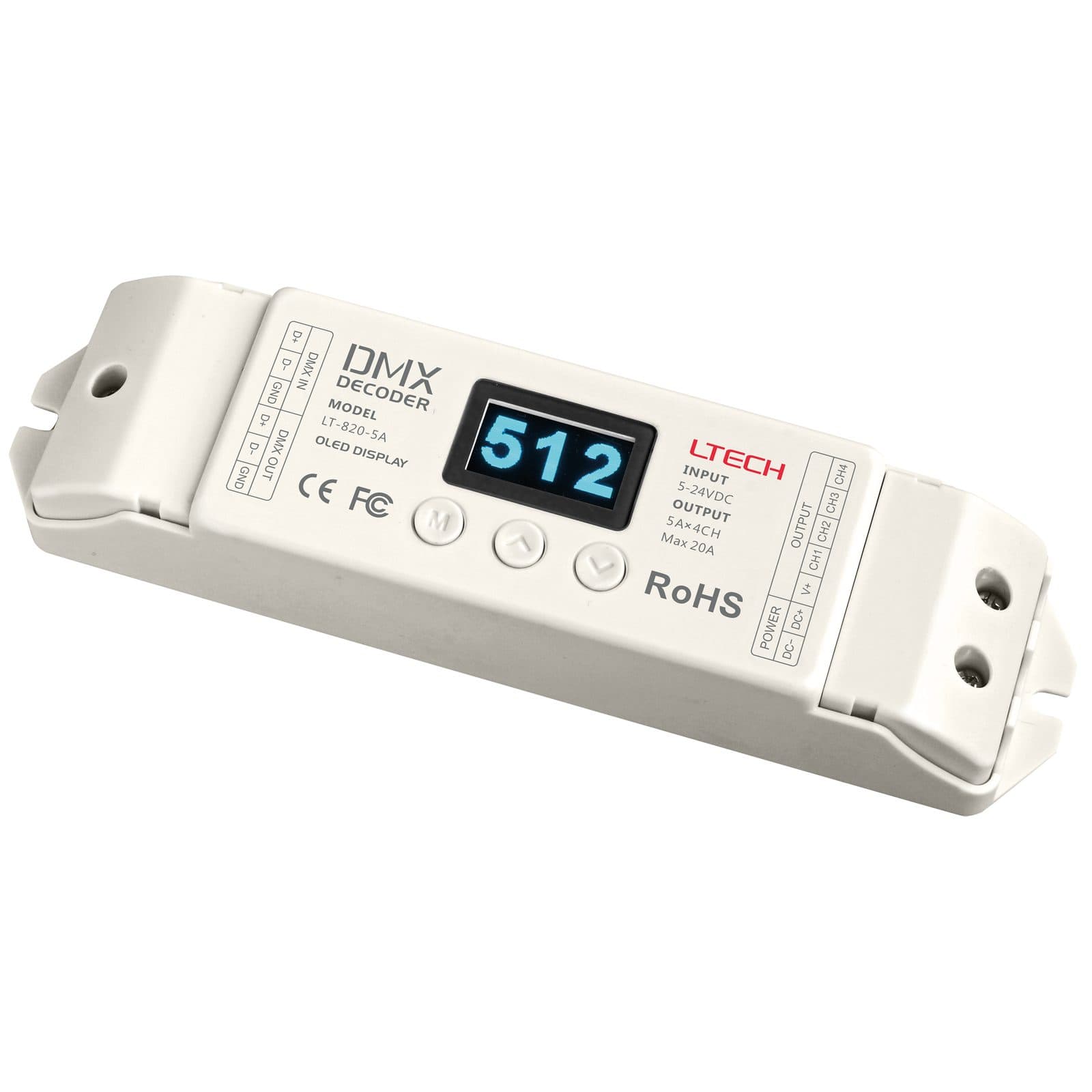DMX 4 x 5 A LED Driver - Ltech A 9915301