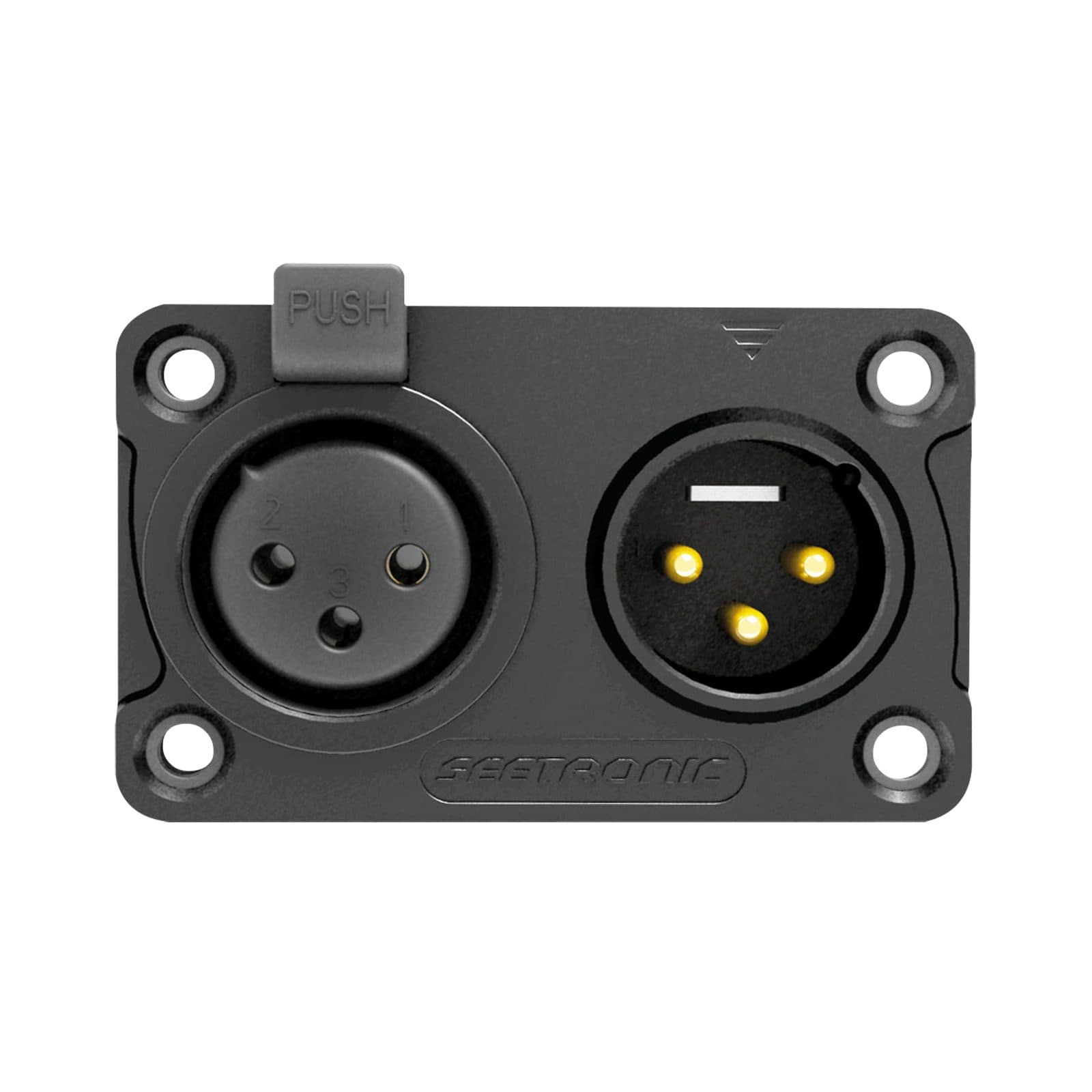 XLR chassis 3 P In/Out - Seetronic C 3 F 2 CWB
