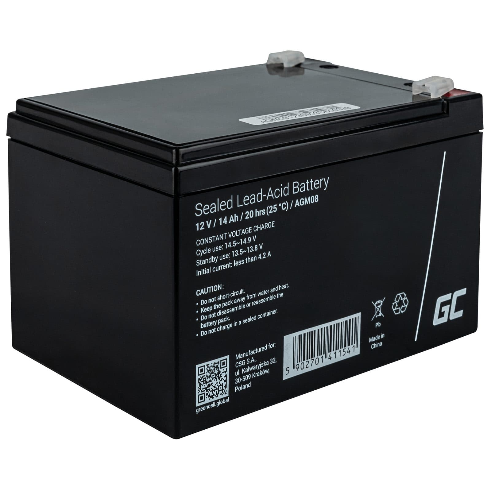 AGM battery 12 V 14 Ah - DAP D 3649
