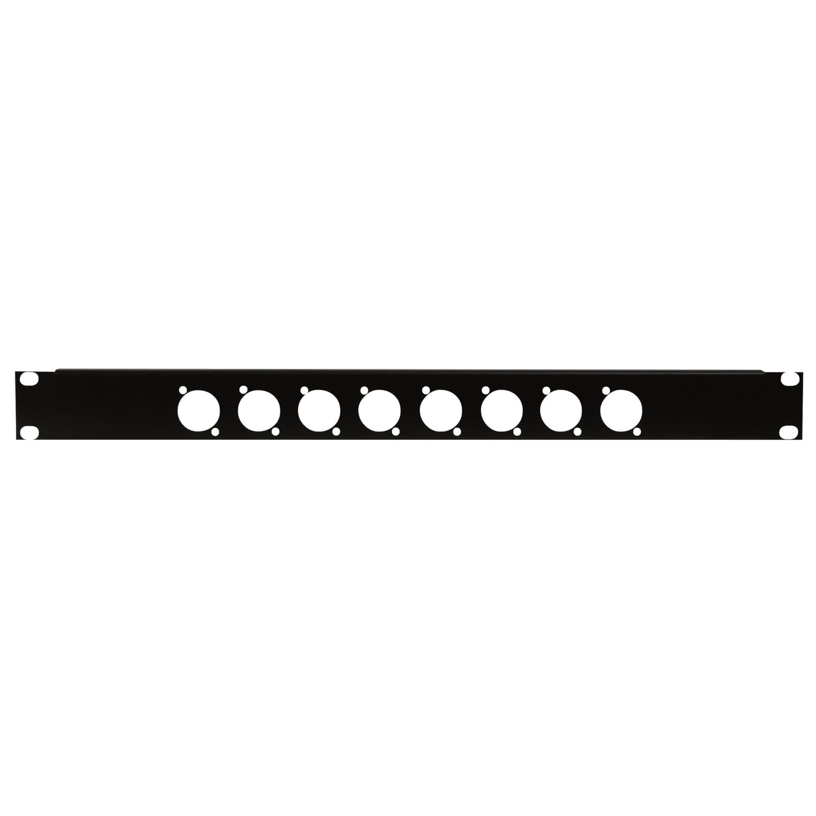 Connector Panel 1 U - 8 XLR Connectors - Showgear D 7811