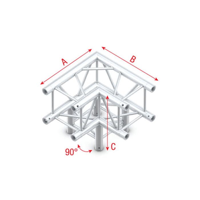 Truss Corner - 400 mm - Milos DQ 22012