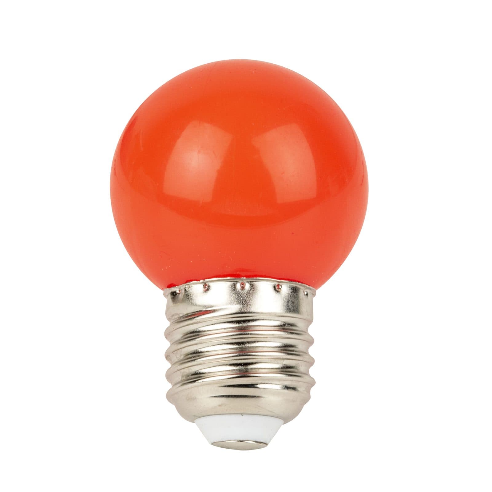 LED light bulb G 45 AND 27 1 W - R - Showgear E 324001
