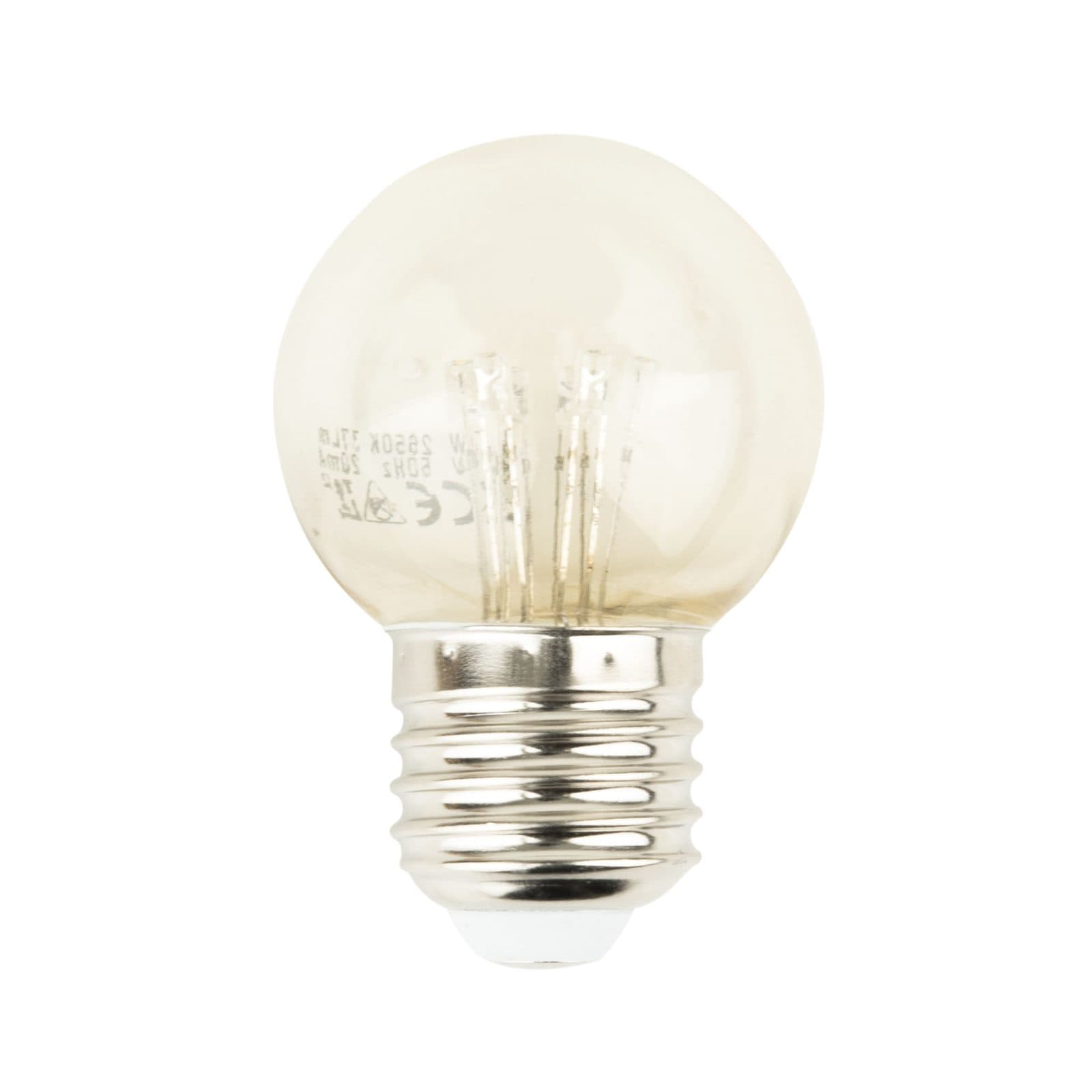 LED light bulb G 45 - E 27 1 W - Showgear E 324040