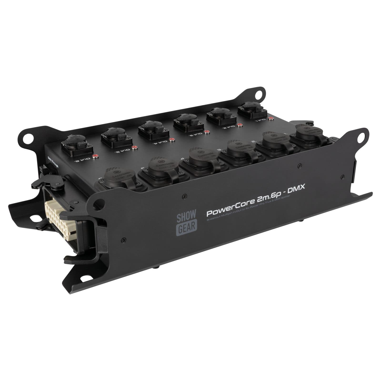 Breakout Box PowerCore 2 m. 6 p - DMX - Showgear E 617031