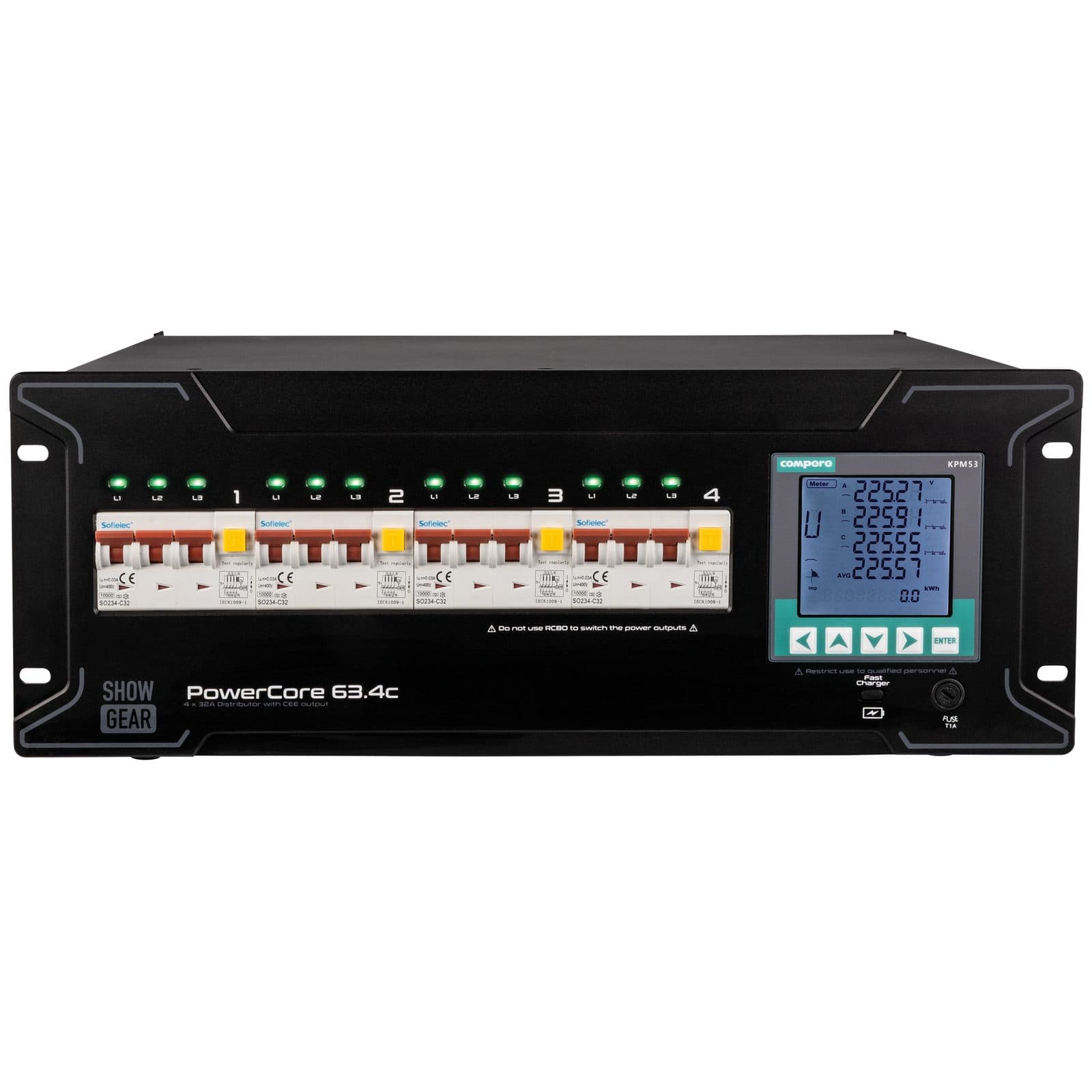 PowerCore 4 x EEC 32 A - Showgear E 623030