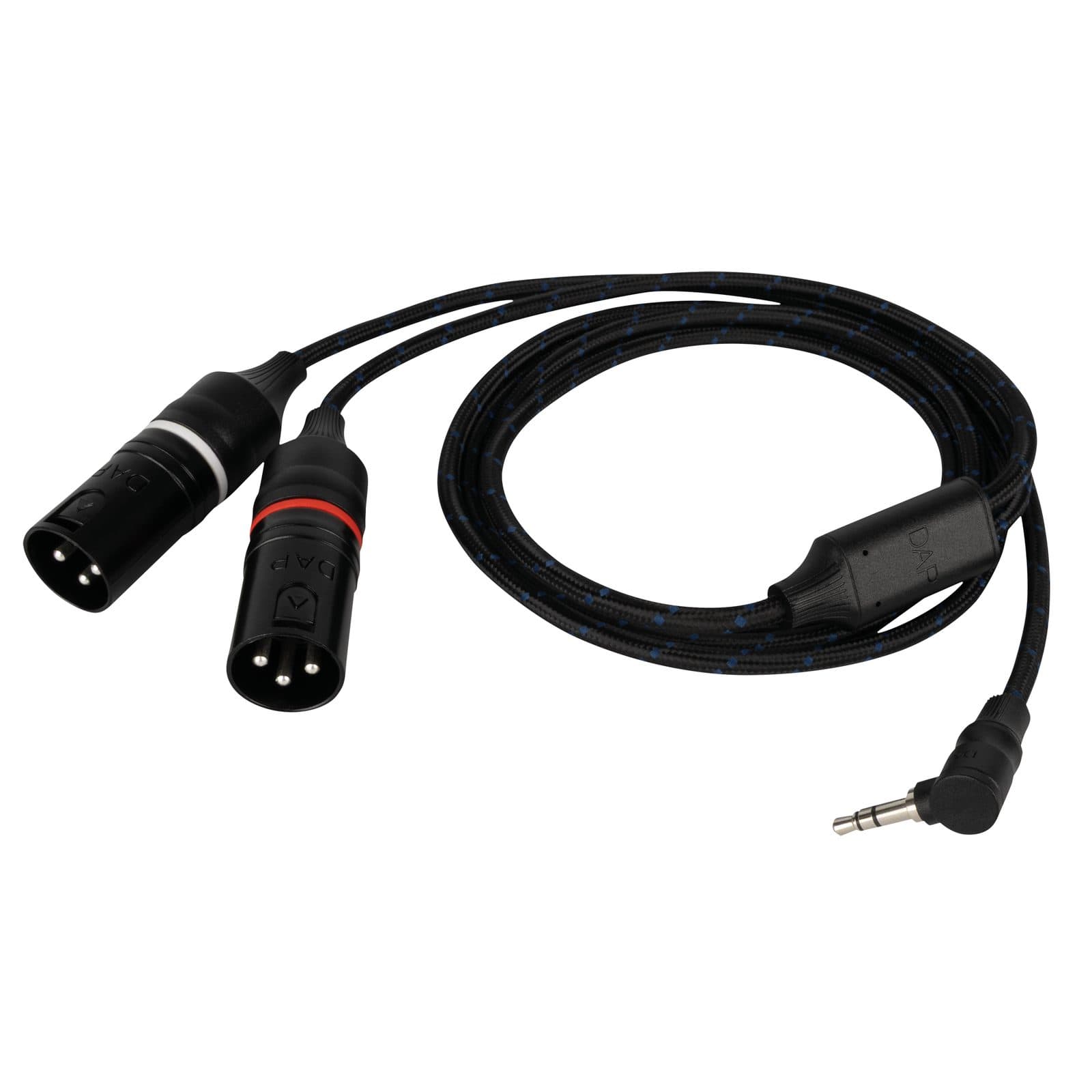 Mini-Jack 90 ° to 2 XLR/M 3 P 1.5 m - DAP FL 117150