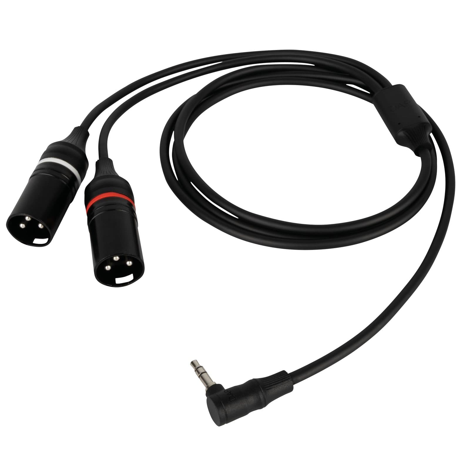 Mini-jack stereo audio cable to 90 ° at 2 XLR/M 3 P - DAP FL 11875