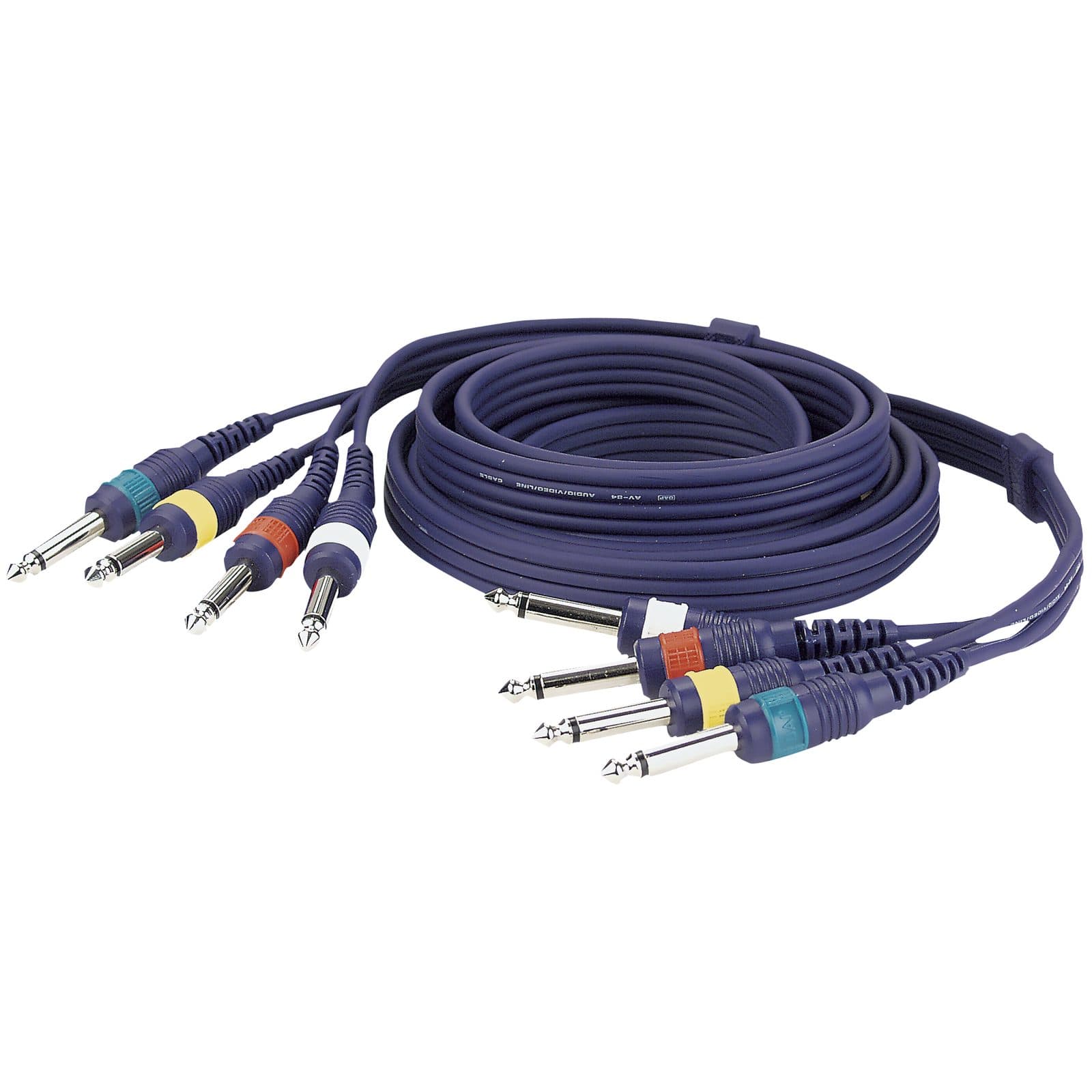 4 mono Jack to 4 mono Jack - DAP FL 203