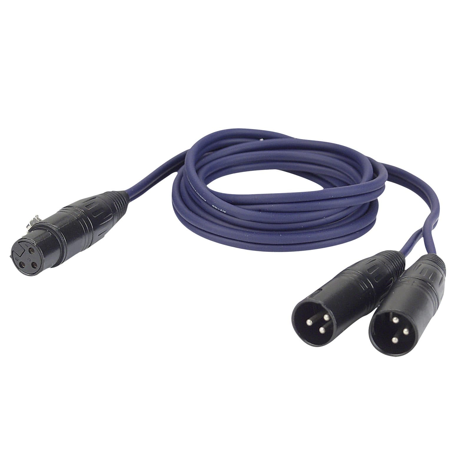 Bal. XLR 3 P female to 2 x XLR 3 P male - DAP FL 39150