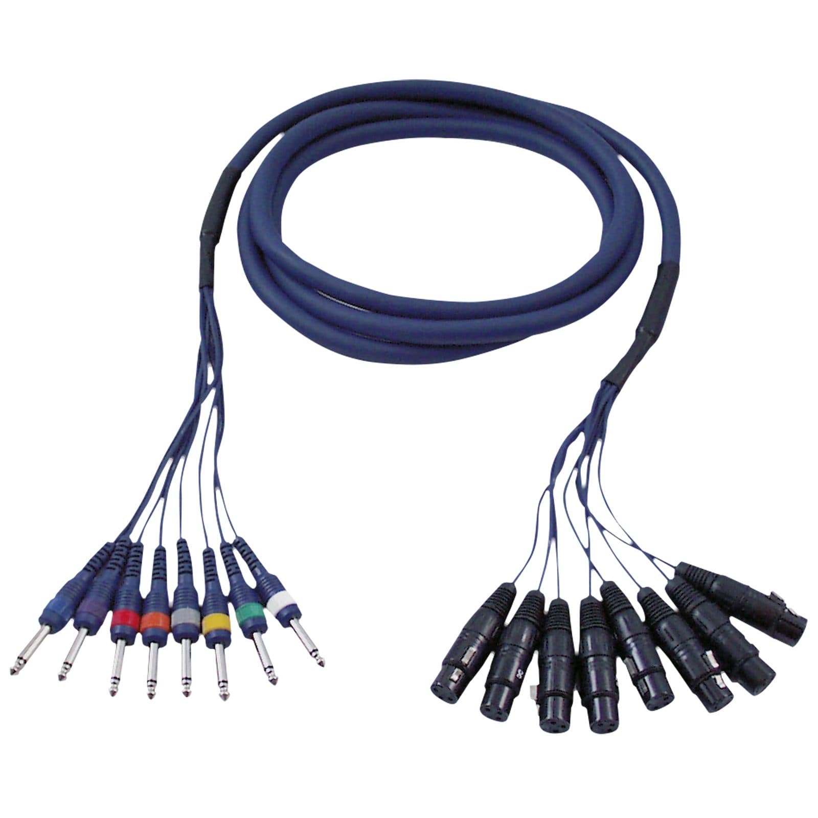 8 XLR/F 3 P cable to 8 Jack mono - DAP FL 61300