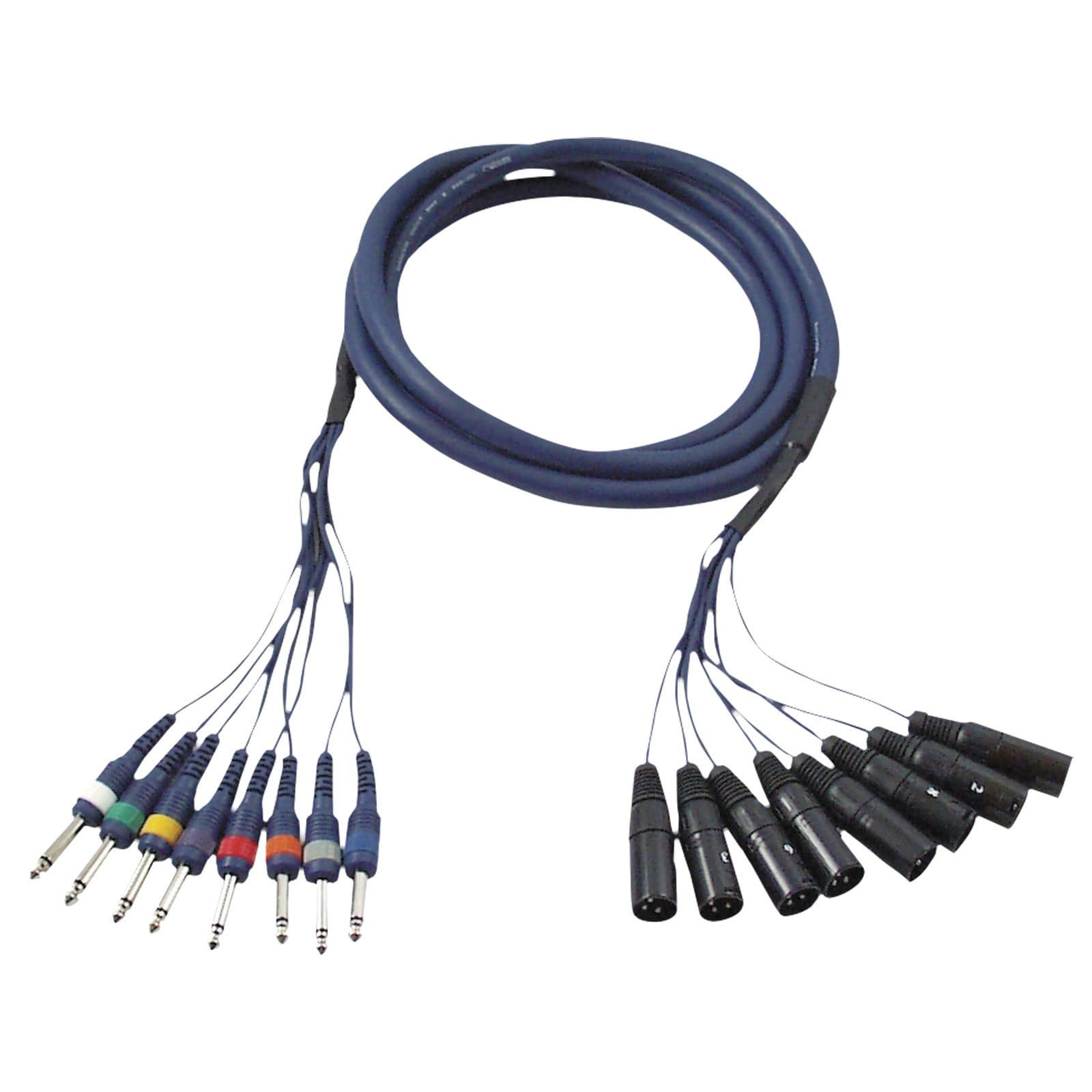 8 XLR/M 3 P cable to 8 Jack mono - DAP FL 62600