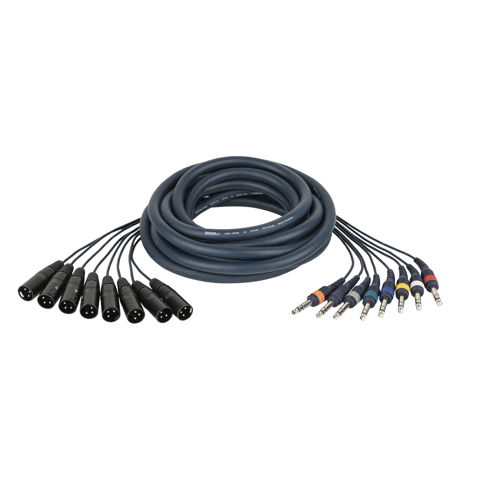 XLR/M 3 P cable to 8 Jack stereo 3 m - DAP FL 68300
