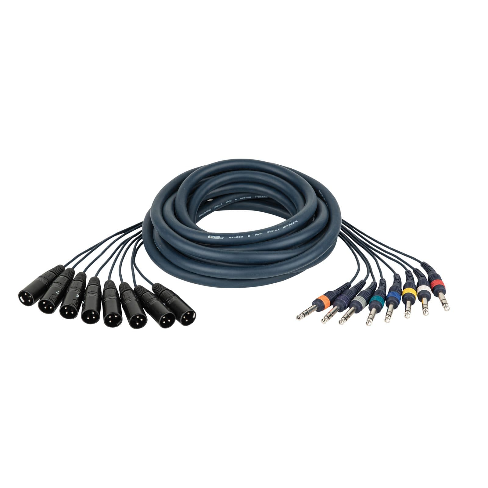 XLR/M 3 P cable to 8 Jack stereo 6 m - DAP FL 68600