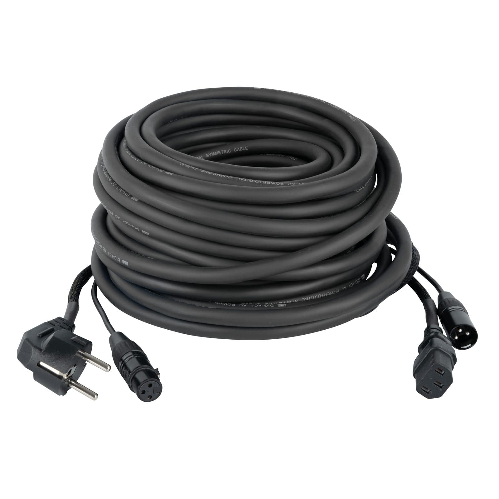 Audio/Power Schuko/XLR cable - 20 m - FP DAP 0820 B