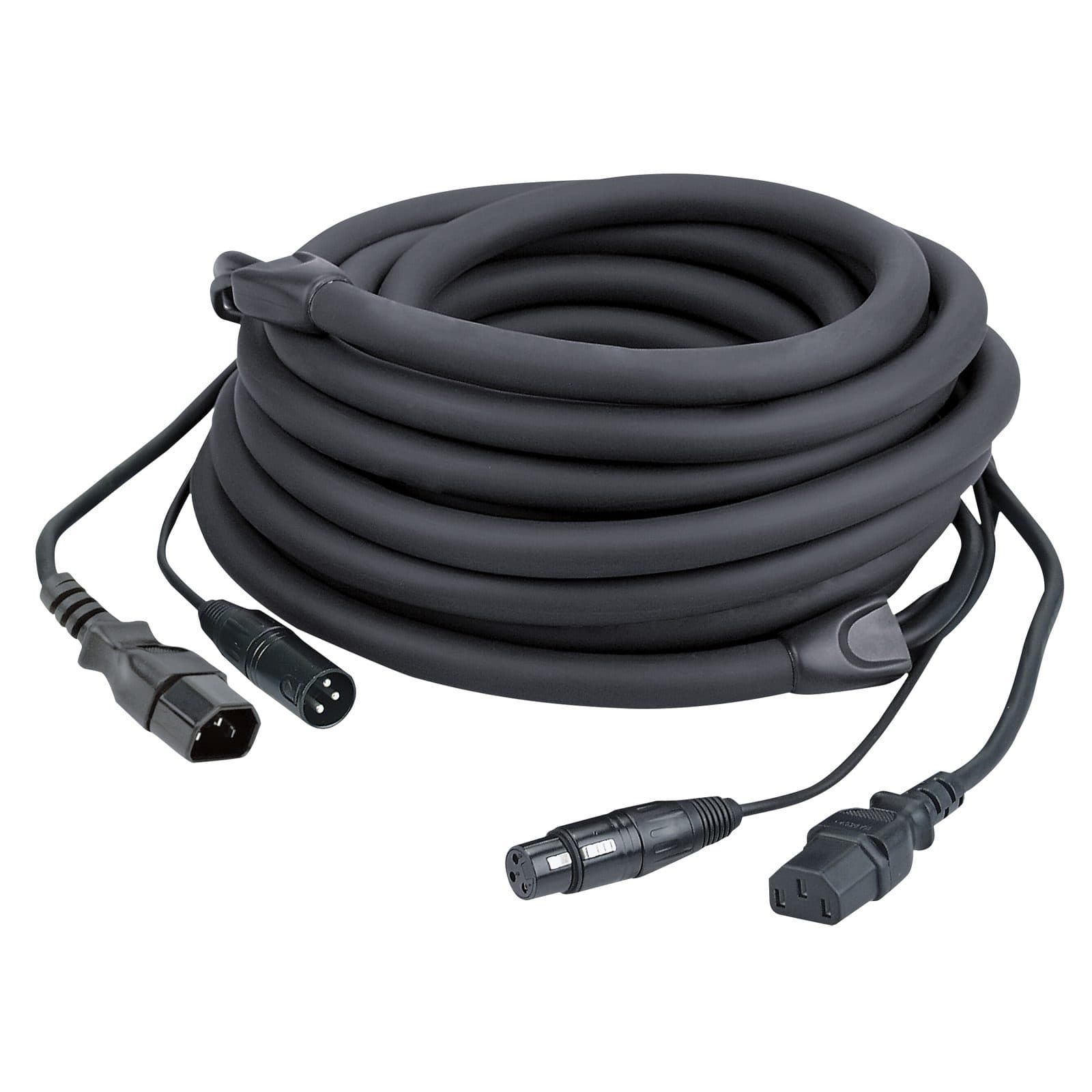 DMX/Power IEC/XLR cable - 6 m - DAP FP 126 B