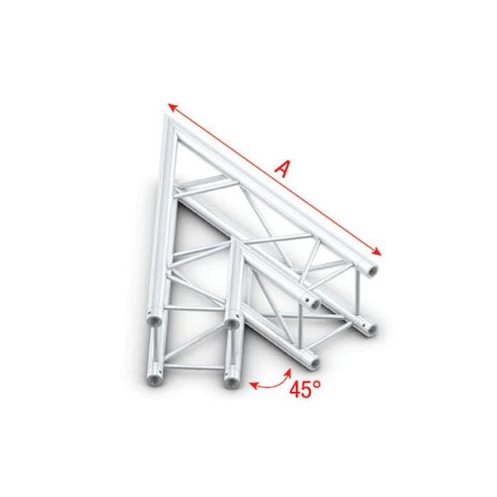 Corner F Truss - 45 ° Heavy Duty - Milos FQ 30001 HD