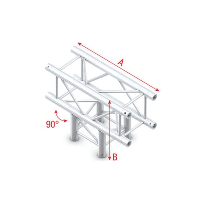 F Truss T-Cross 3 -way - 50 cm - Milos FQ 30035