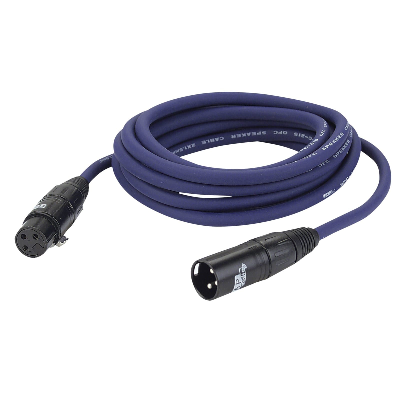 XLR/F 3 P cable to XLR/M 3 P - 6 m - DAP FS 036