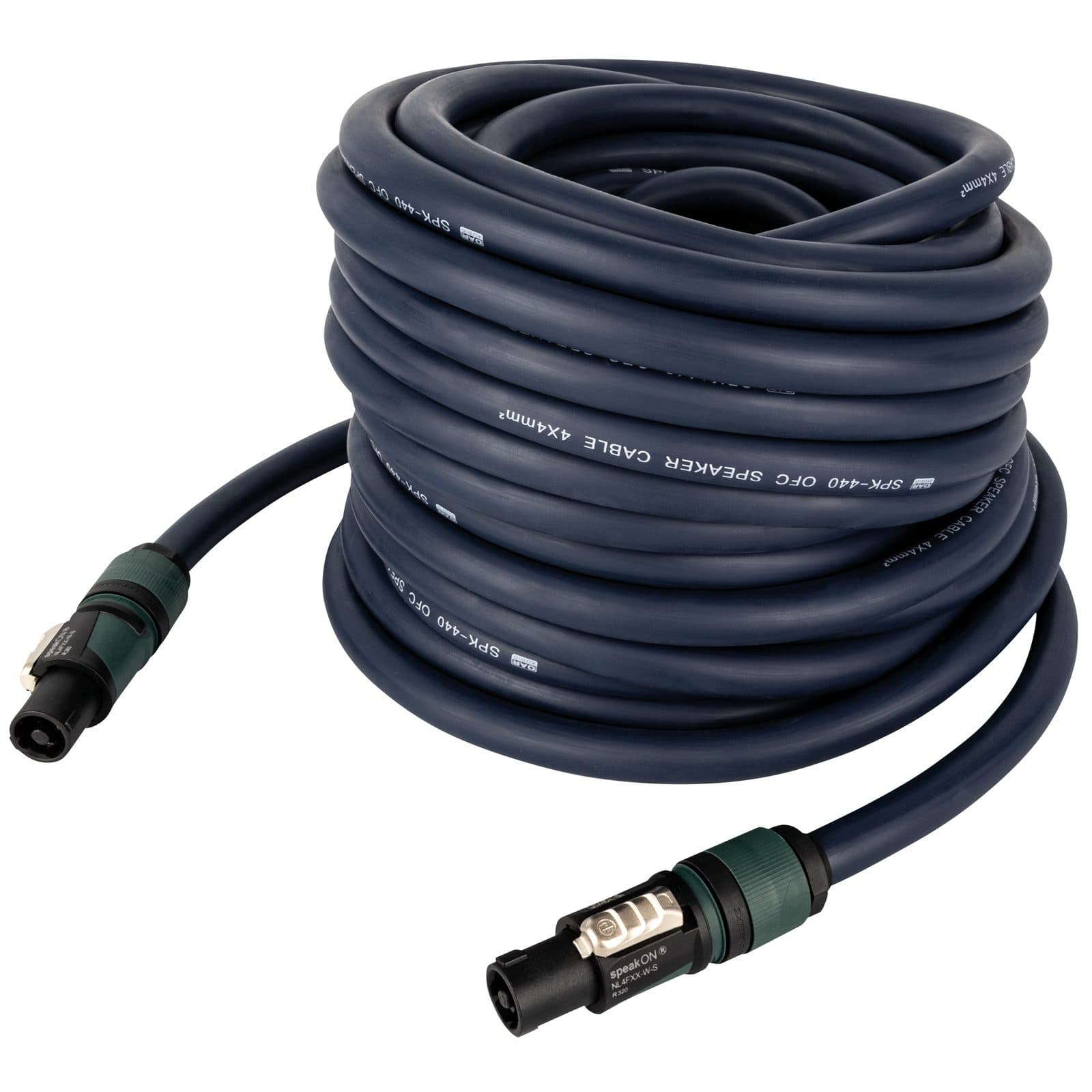 Audio SpeakON Cable - 4x 4 mm² - Neutrik 15m - DAP FS1515