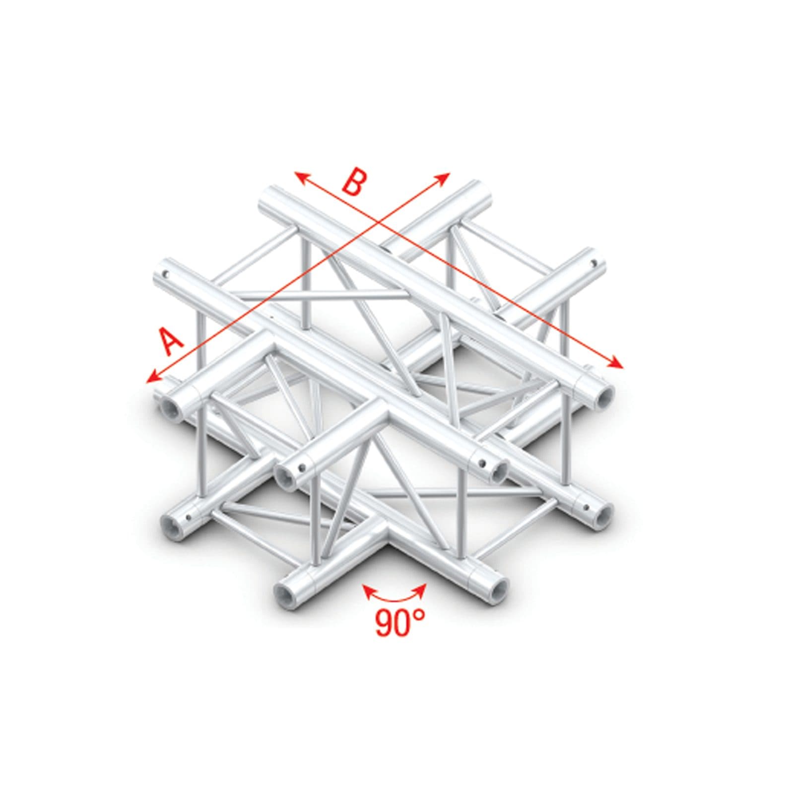 Pro- 30 Square G Truss - Cross 4 -way - Milos GQ 30016 HD