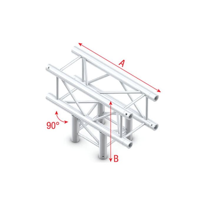 Pro- 30 Square G Truss - T-Cross 3 -way - Milos GQ 30017