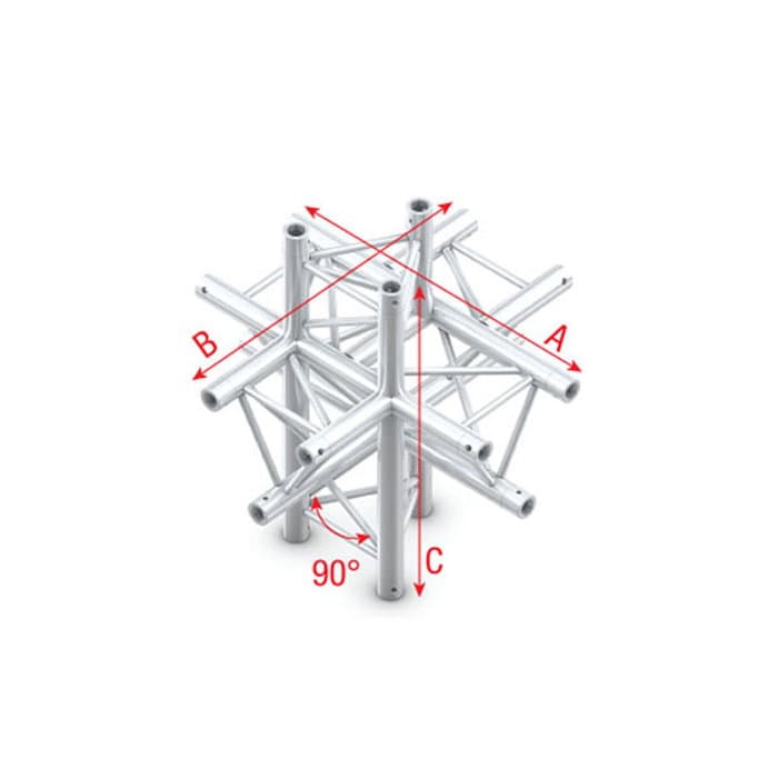 Cross G Truss - 6 -way - 74 cm - Milos GT 30022